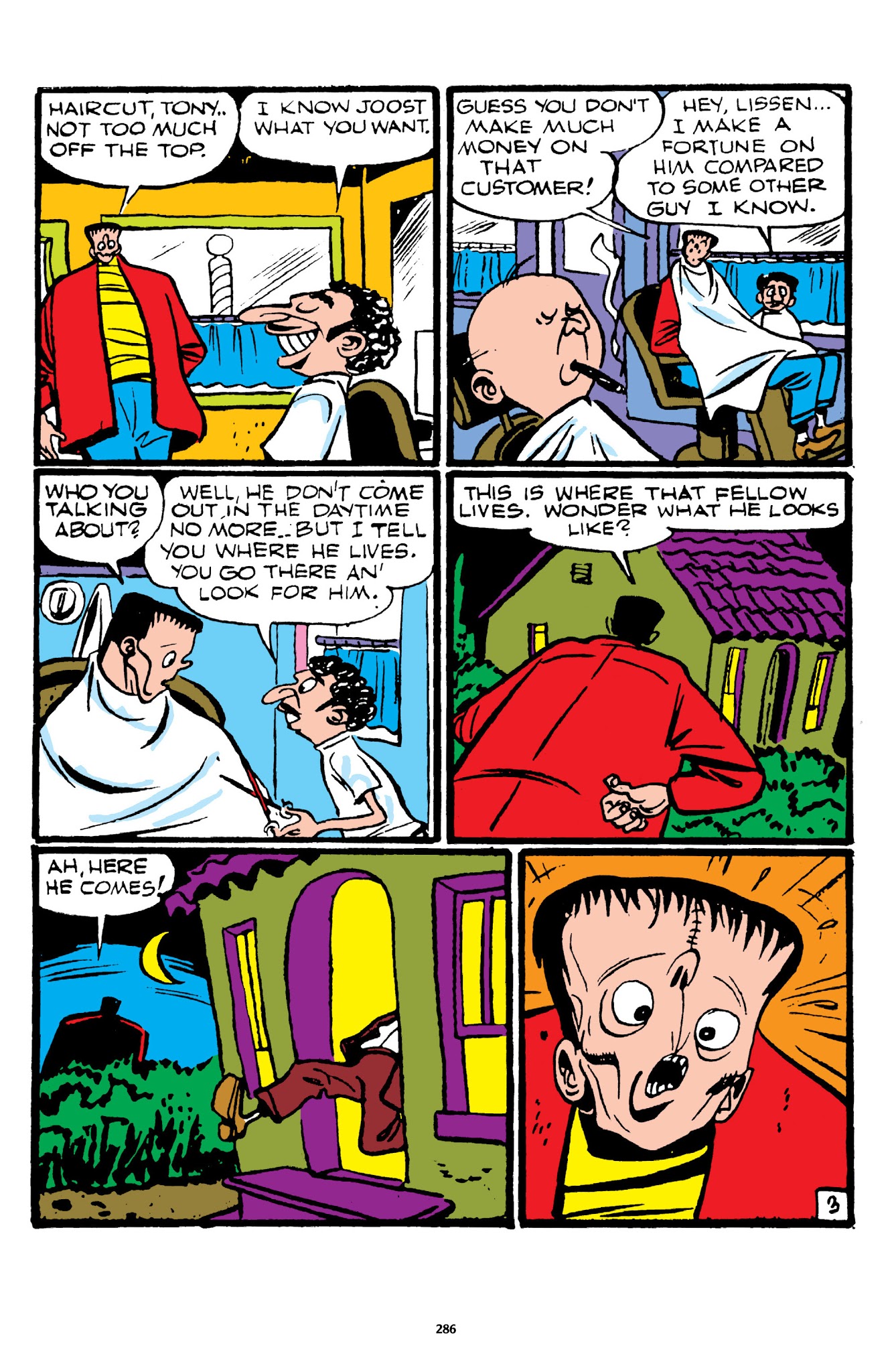 Read online Frankenstein: The Mad Science of Dick Briefer comic -  Issue # TPB - 280
