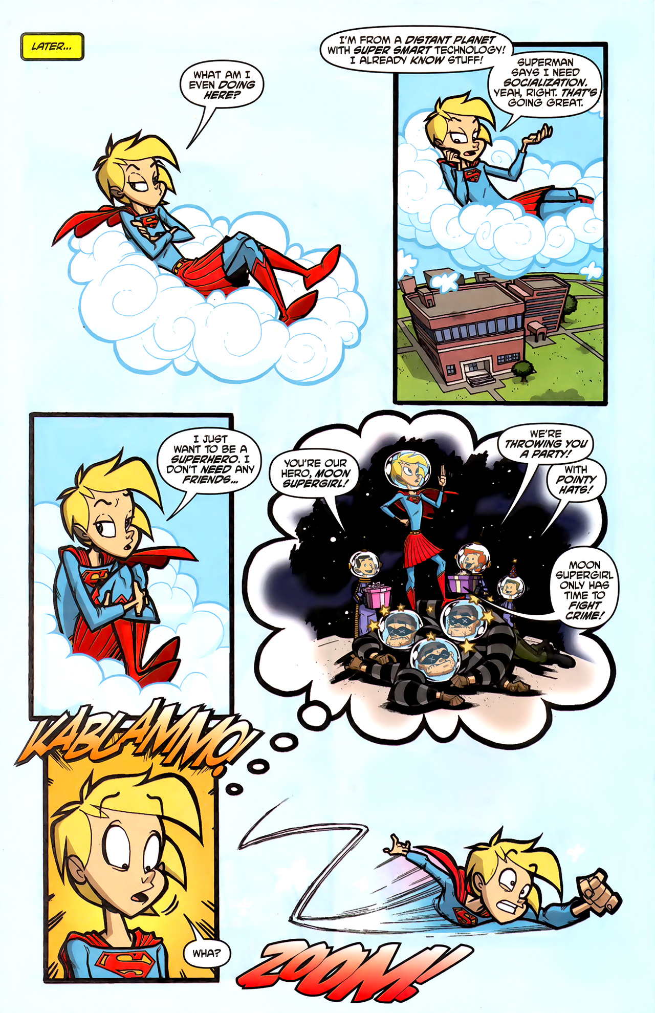 Read online Supergirl: Cosmic Adventures in the 8th Grade comic -  Issue #2 - 17