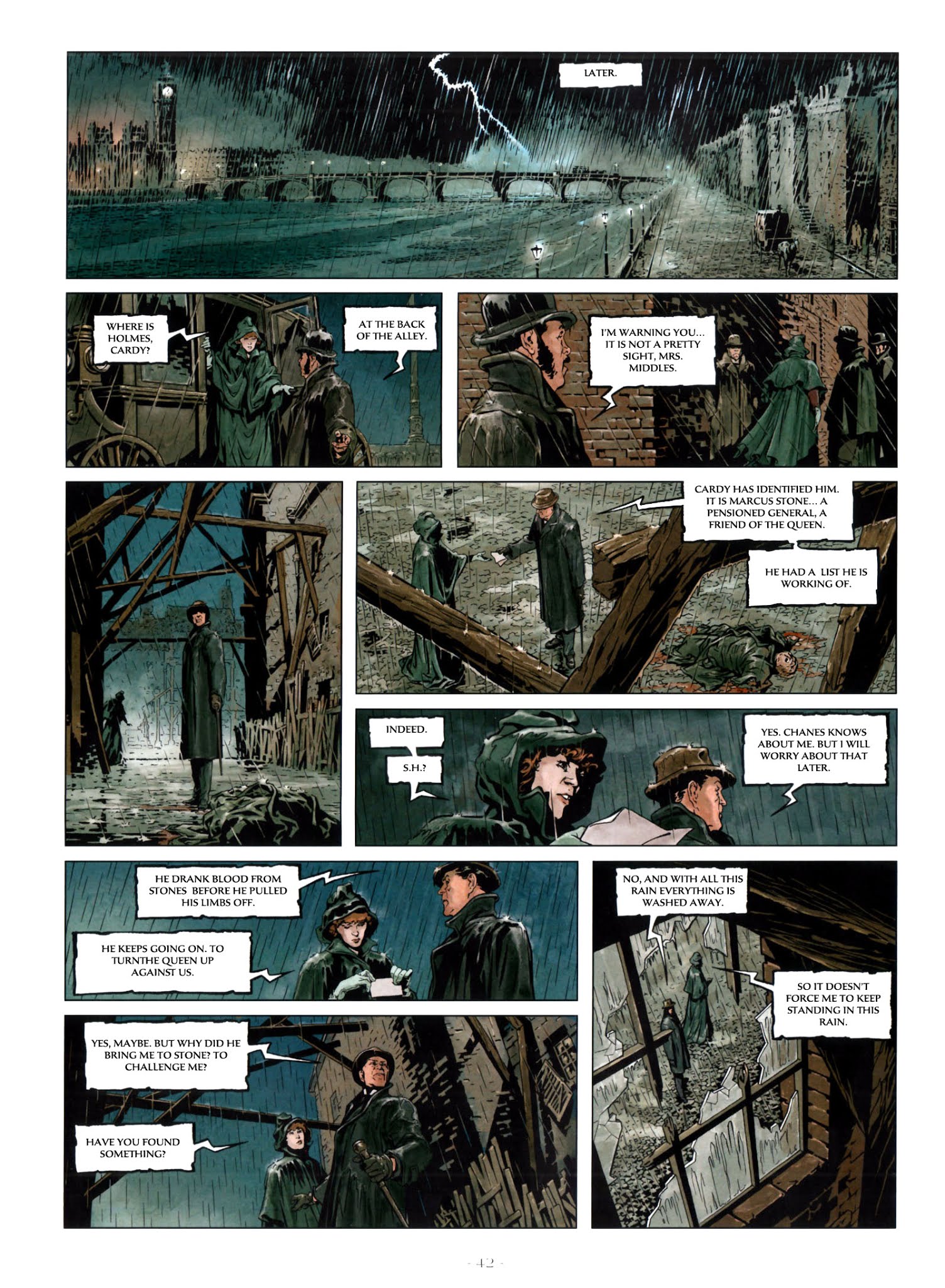 Read online Sherlock Holmes and the Vampires of London comic -  Issue # TPB - 43