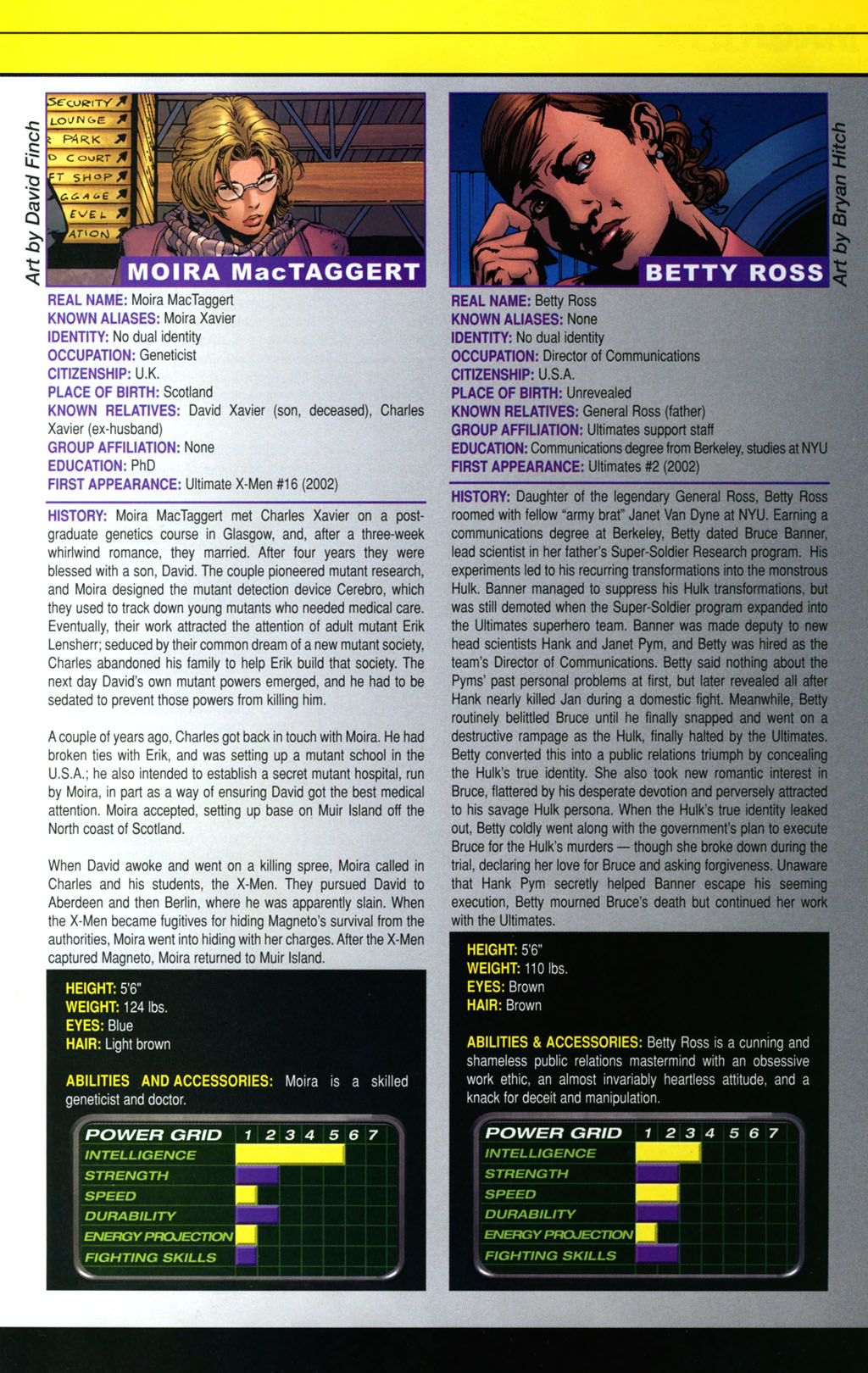 Read online Official Handbook of the Ultimate Marvel Universe: The Ultimates & X-Men 2005 comic -  Issue # Full - 29