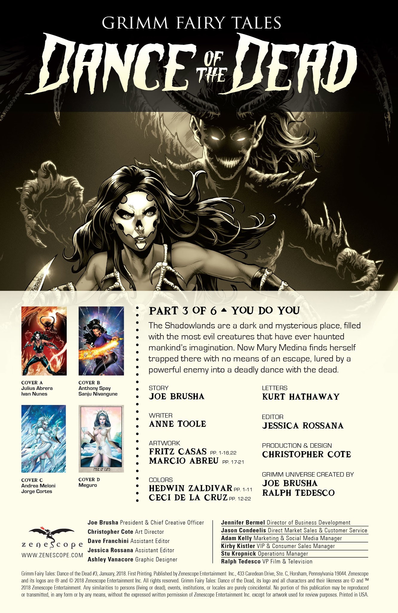 Read online Grimm Fairy Tales: Dance of the Dead comic -  Issue #3 - 2