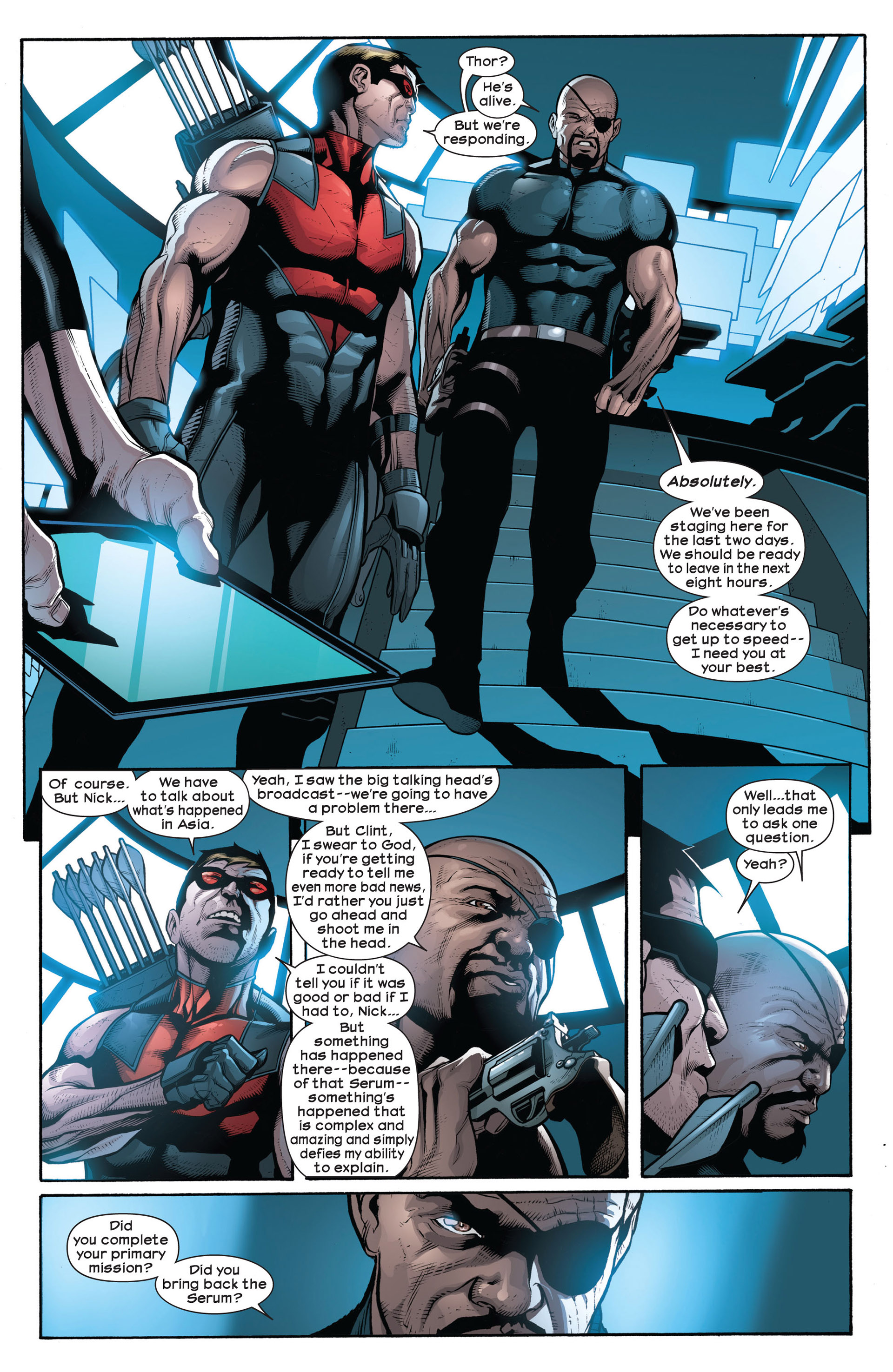 Read online Ultimate Comics Hawkeye comic -  Issue #4 - 19