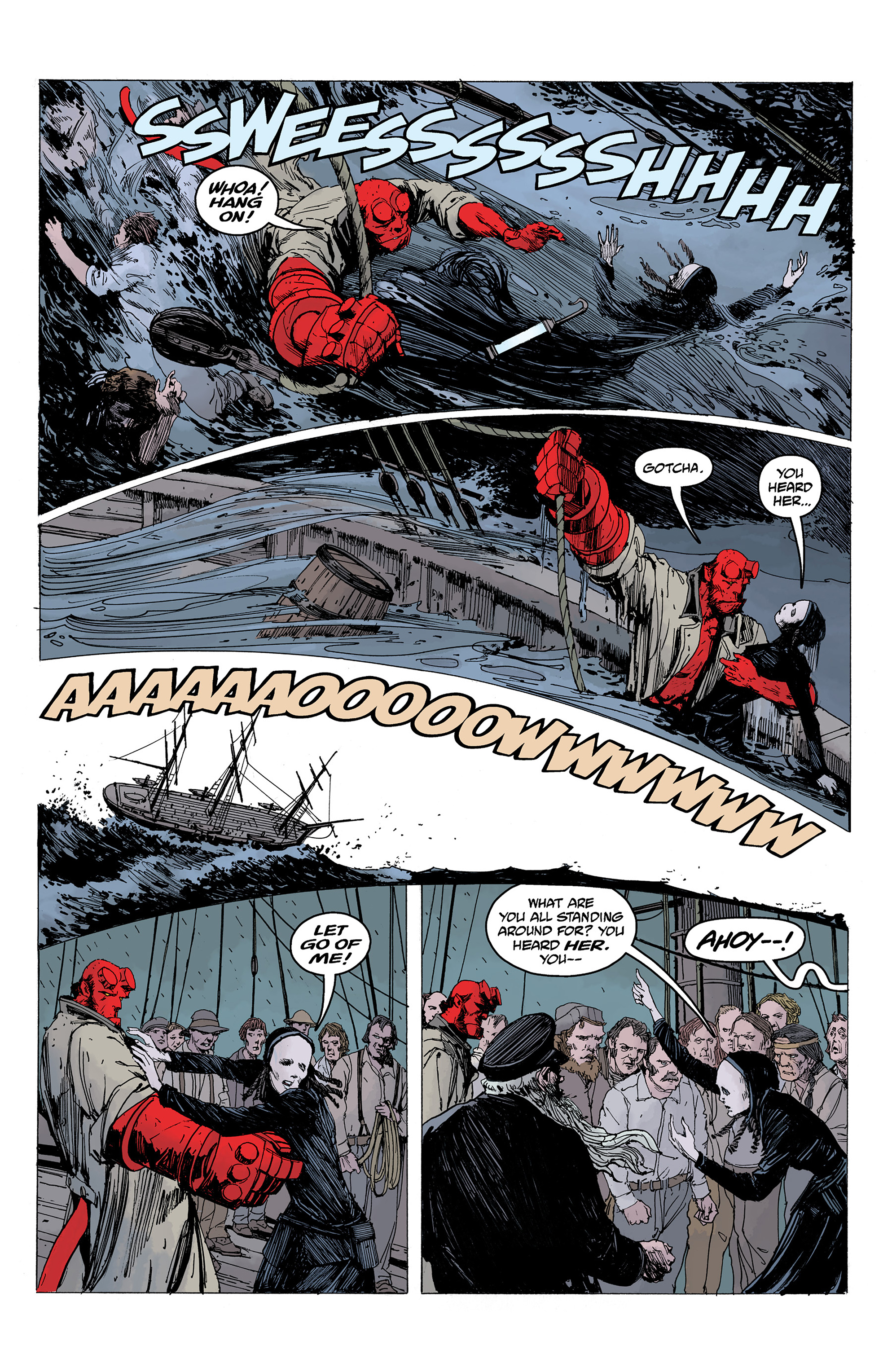 Read online Hellboy: Into the Silent Sea comic -  Issue # Full - 42