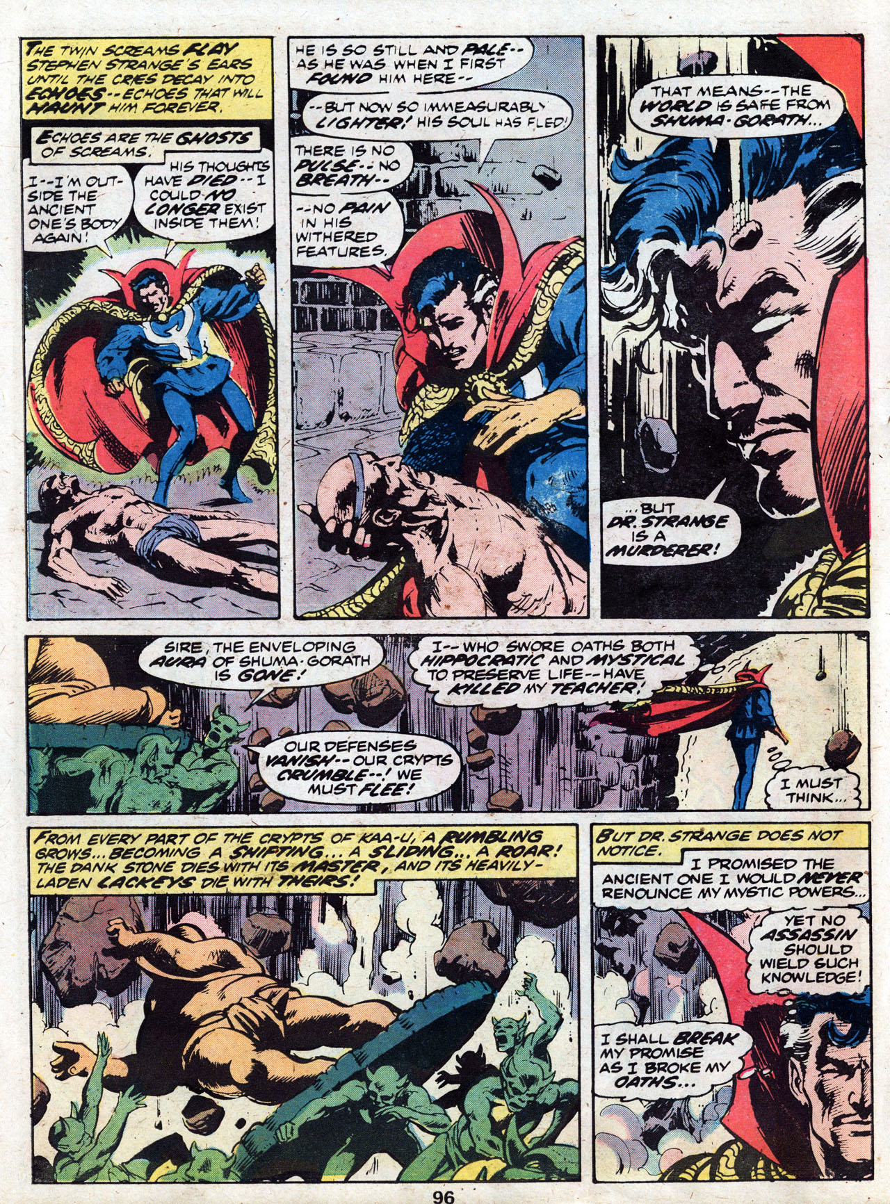 Read online Marvel Treasury Edition comic -  Issue #6 - 94