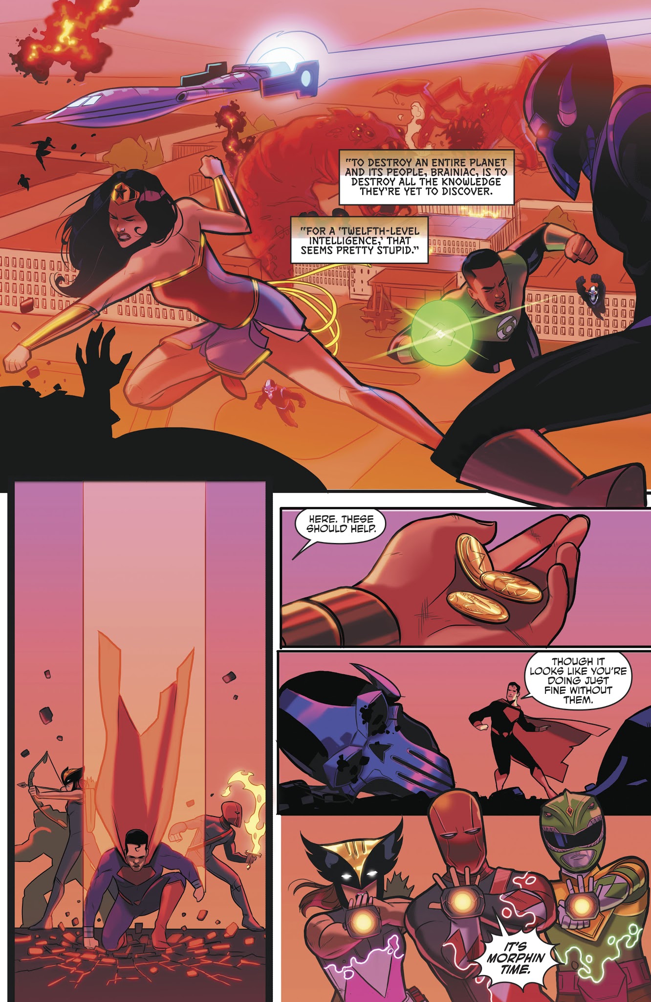 Read online Justice League/Mighty Morphin' Power Rangers comic -  Issue #5 - 19