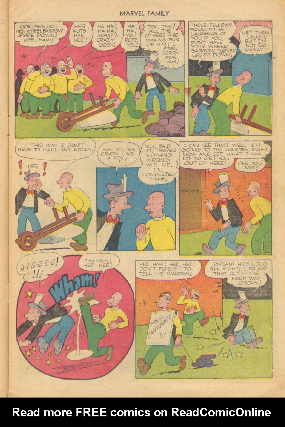 Read online The Marvel Family comic -  Issue #55 - 16