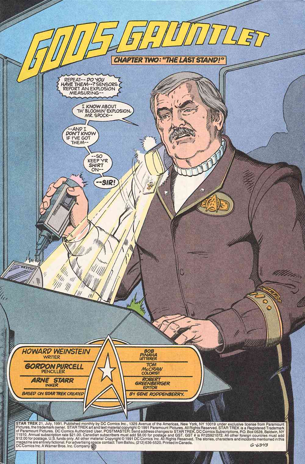 Read online Star Trek (1989) comic -  Issue #21 - 2