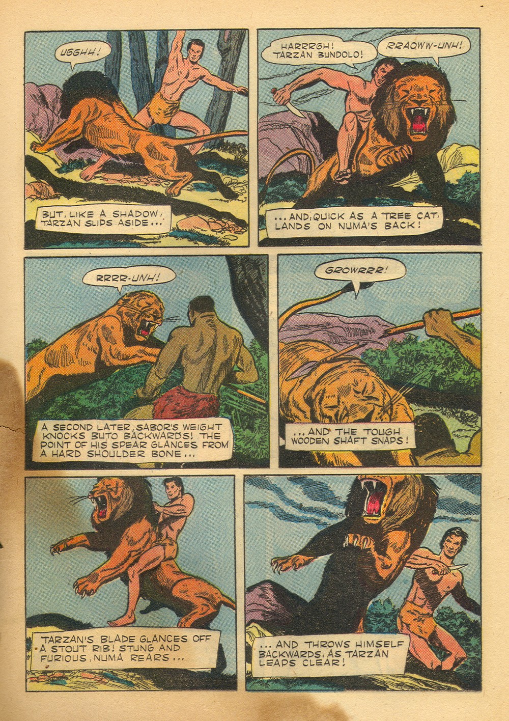 Read online Tarzan (1948) comic -  Issue #54 - 9