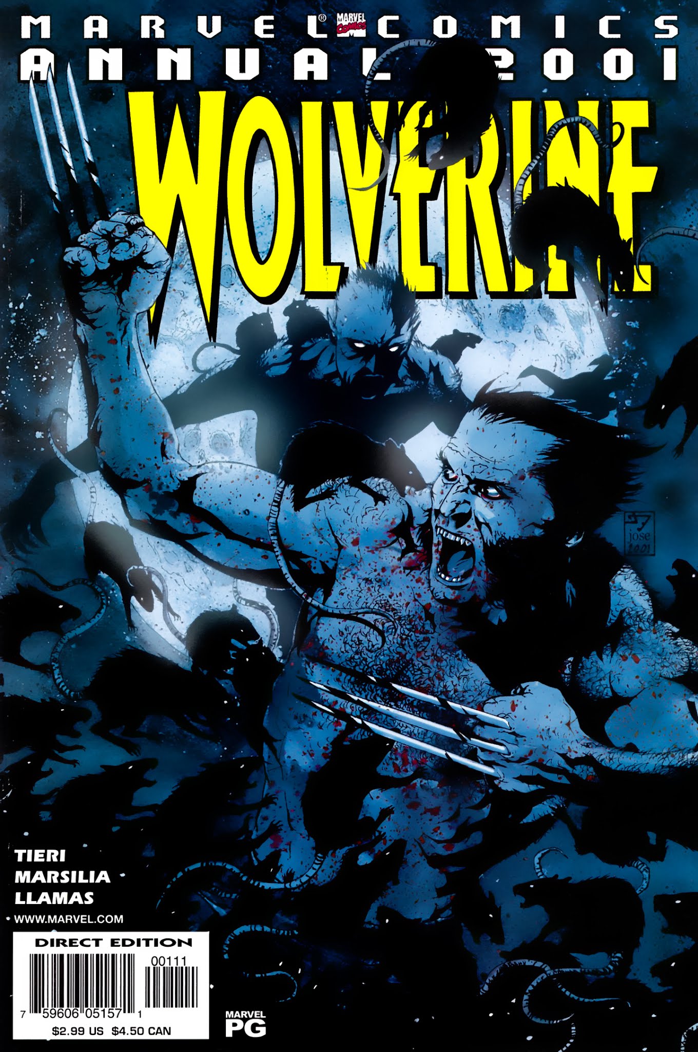 Read online Wolverine (1988) comic -  Issue # Annual '01 - 1
