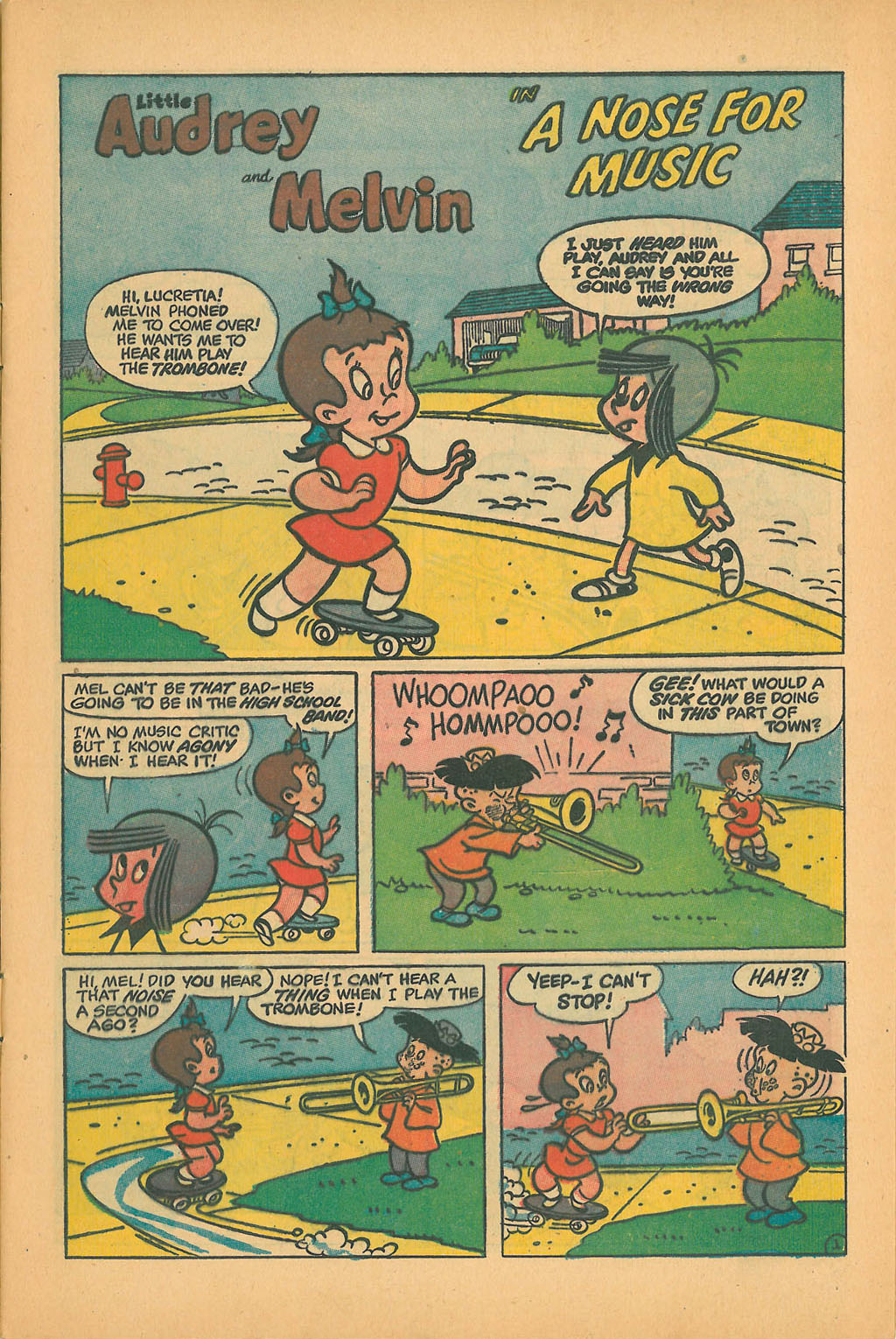 Read online Little Audrey And Melvin comic -  Issue #27 - 5