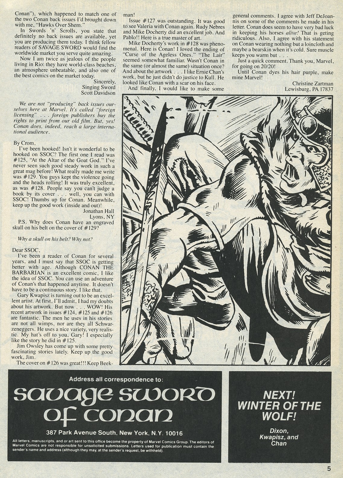 Read online The Savage Sword Of Conan comic -  Issue #132 - 5