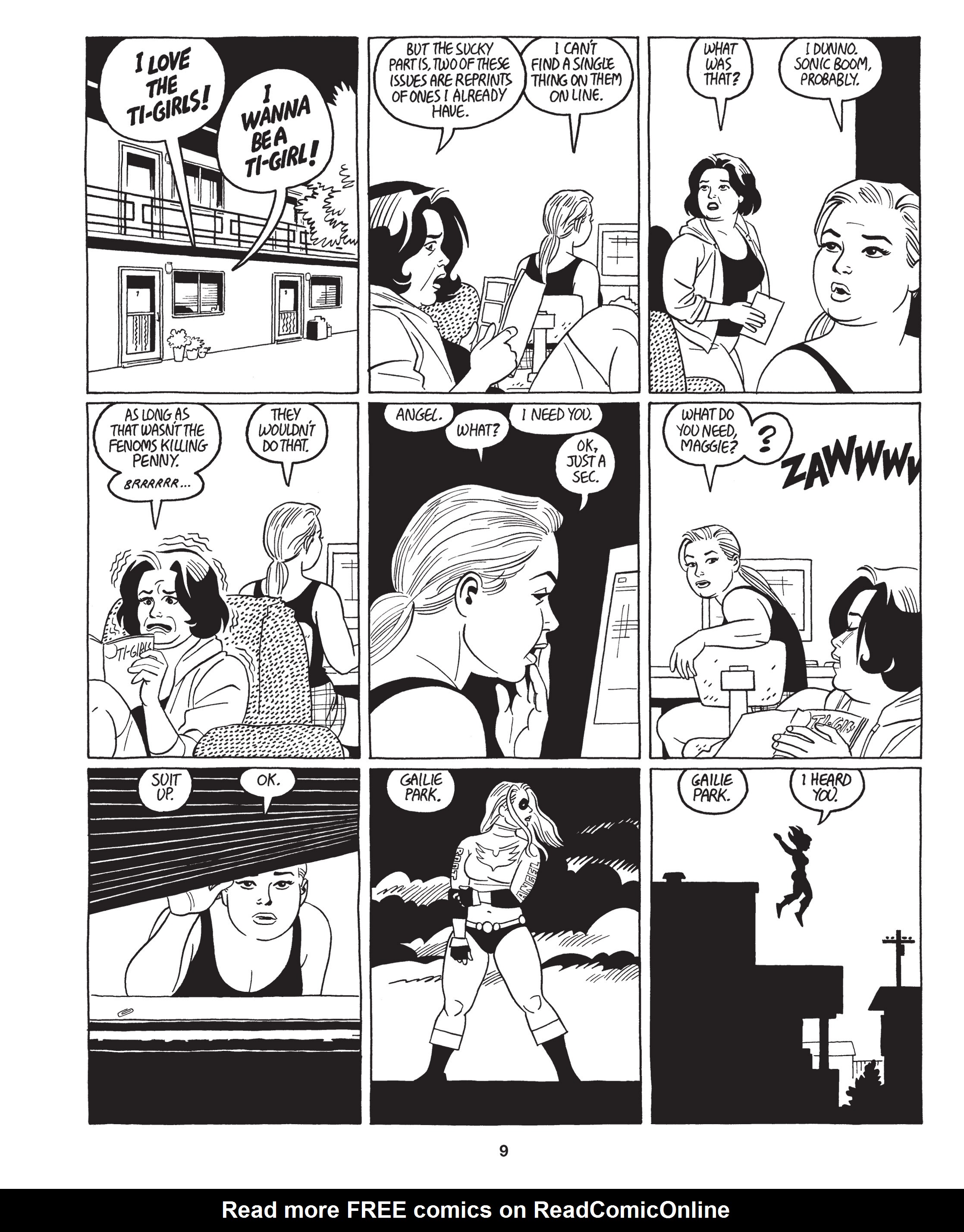 Read online Love and Rockets: New Stories comic -  Issue #1 - 11