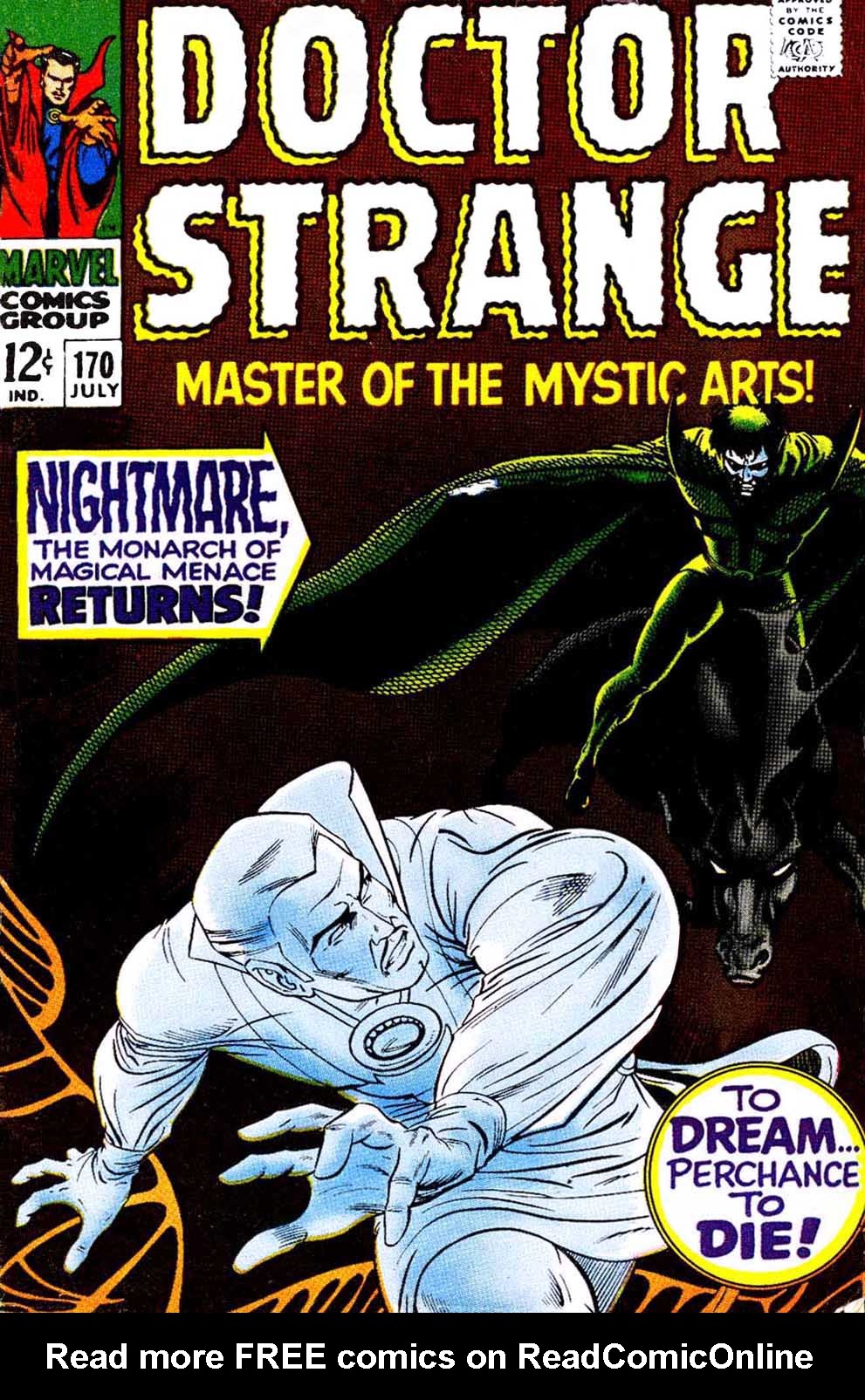 Read online Doctor Strange (1968) comic -  Issue #170 - 1