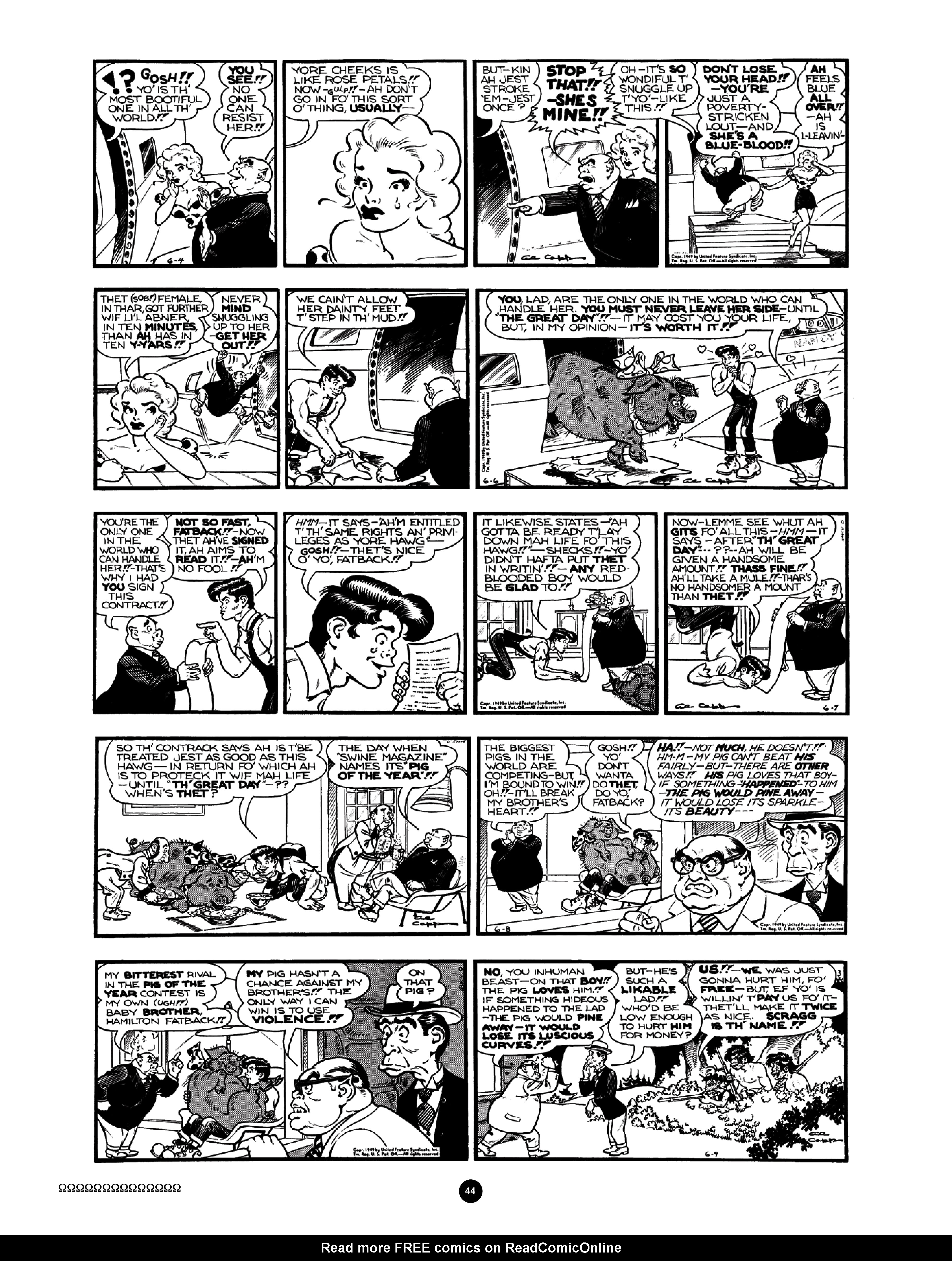 Read online Al Capp's Li'l Abner Complete Daily & Color Sunday Comics comic -  Issue # TPB 8 (Part 1) - 47
