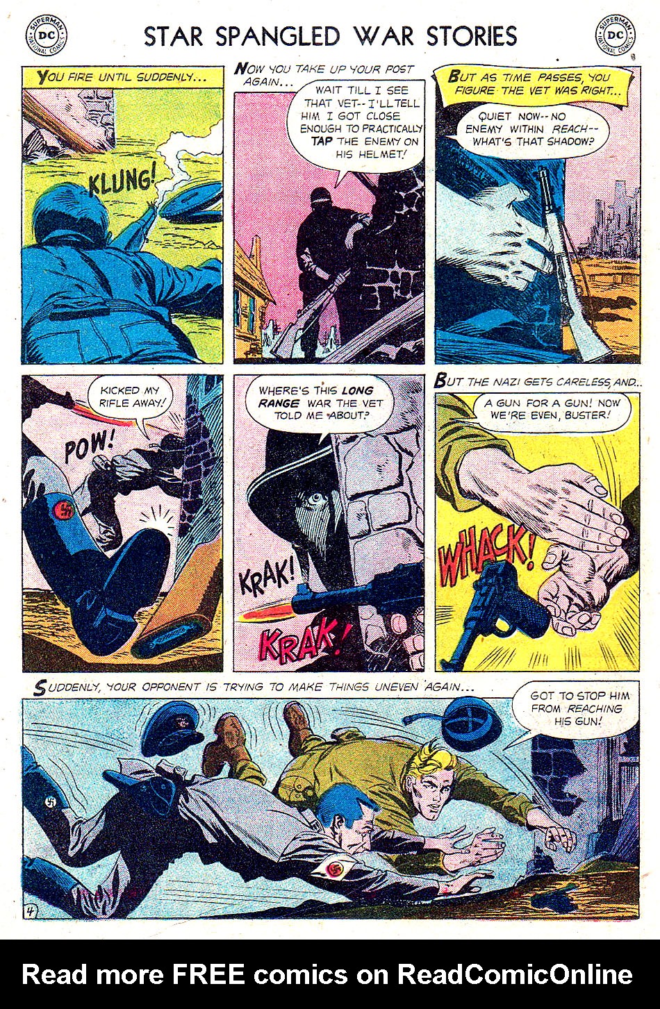 Read online Star Spangled War Stories (1952) comic -  Issue #62 - 22