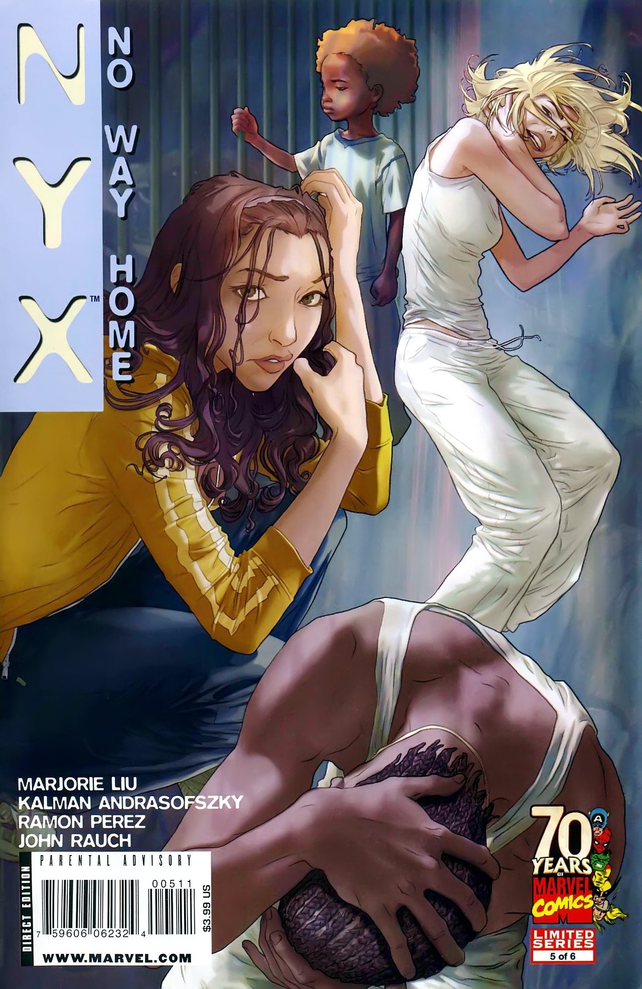 Read online NYX: No Way Home comic -  Issue #5 - 1