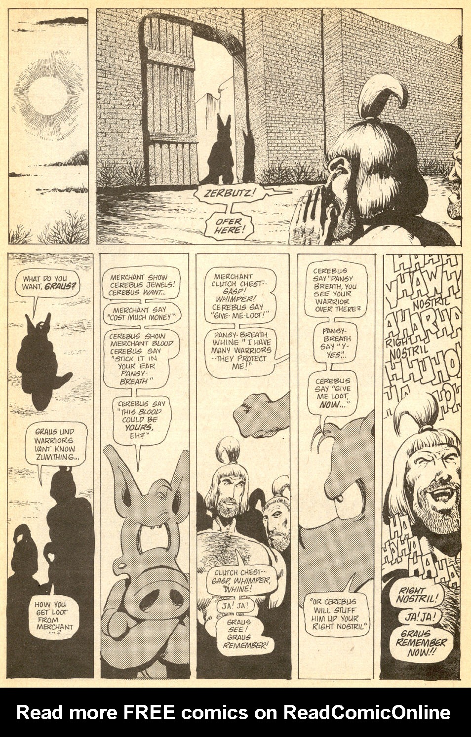 Read online Cerebus comic -  Issue #18 - 22