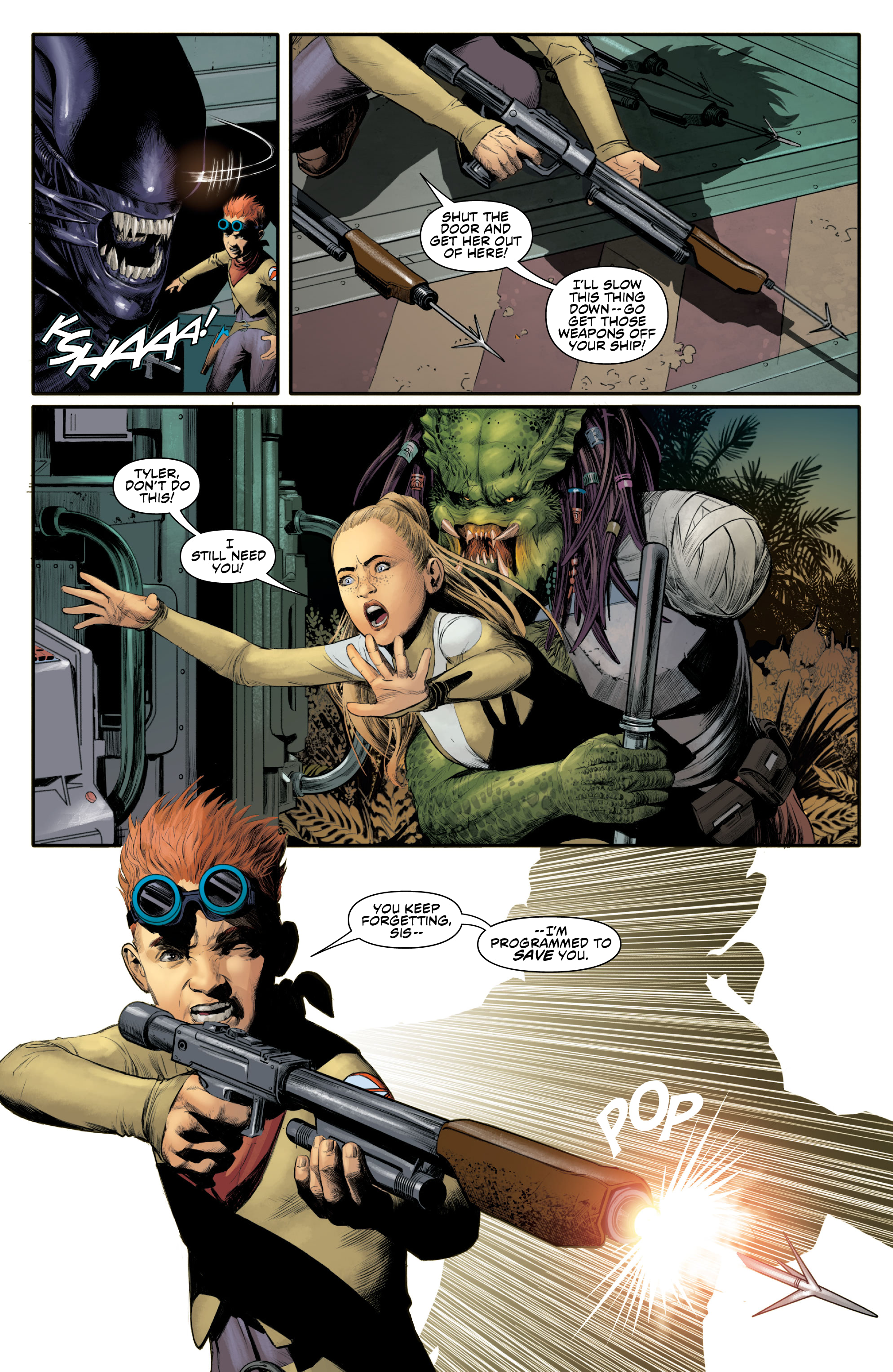 Read online Alien vs. Predator: Thicker Than Blood comic -  Issue # _TPB - 67