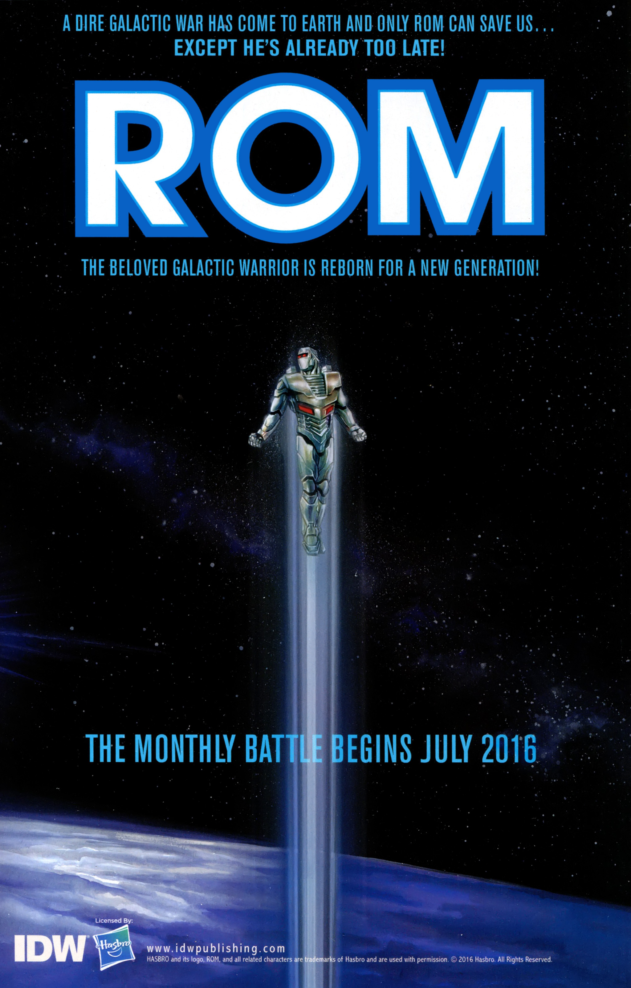 Read online Free Comic Book Day 2016 comic -  Issue # ROM - 15
