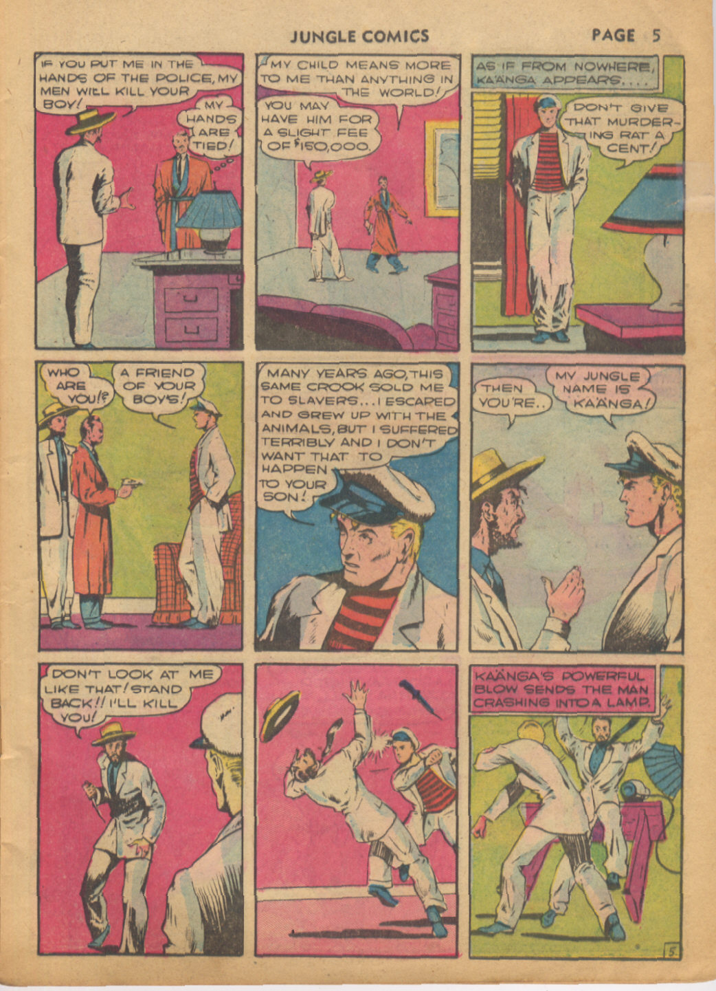 Read online Jungle Comics comic -  Issue #10 - 6