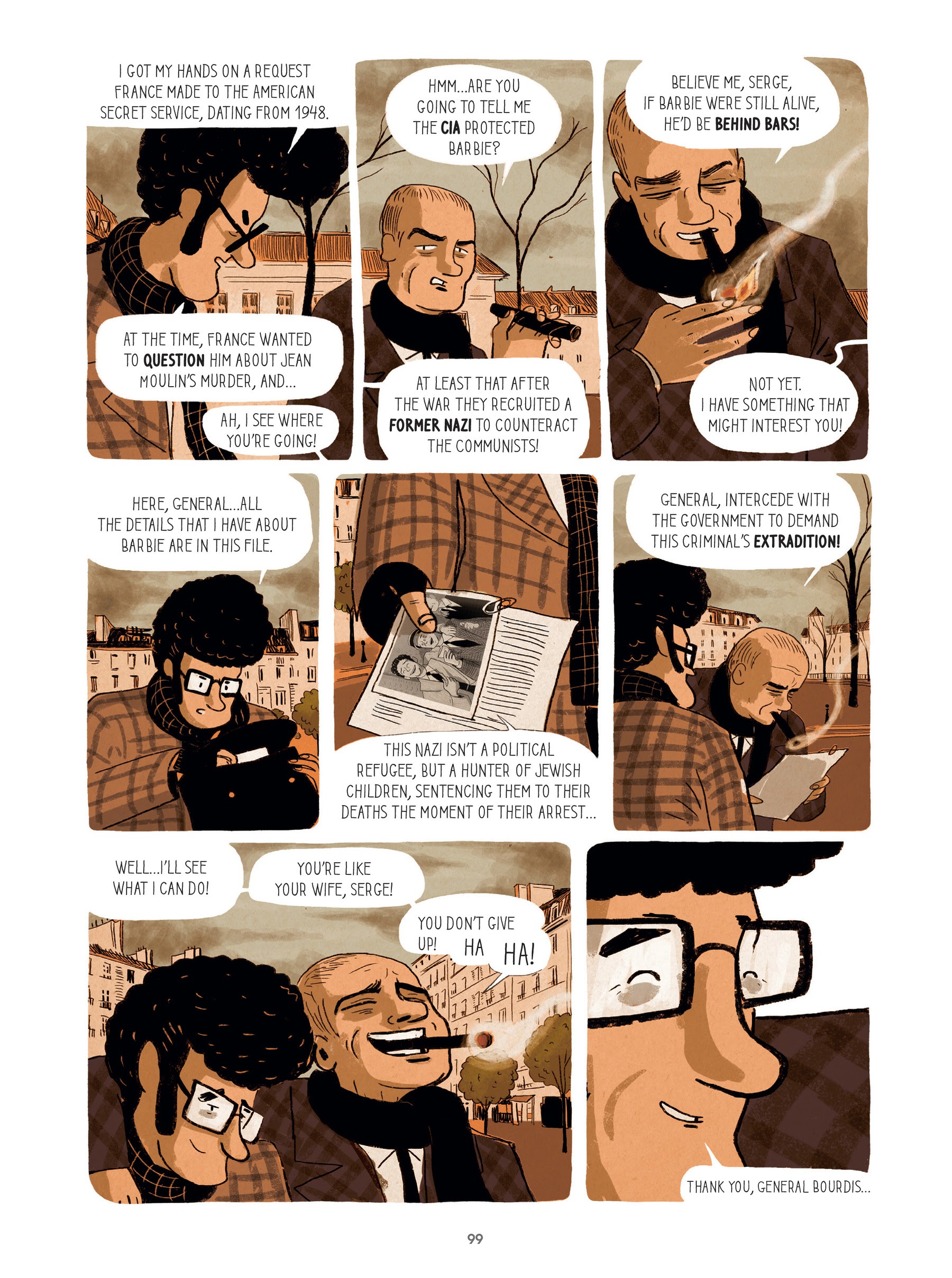Read online For Justice: The Serge & Beate Klarsfeld Story comic -  Issue # TPB (Part 1) - 99