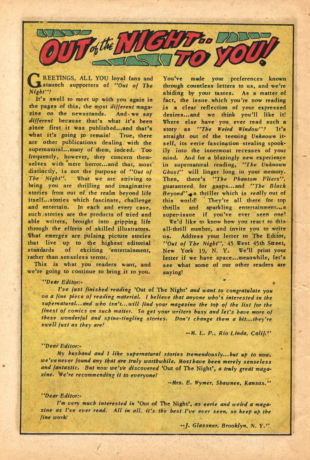 Read online Out of the Night comic -  Issue #4 - 26