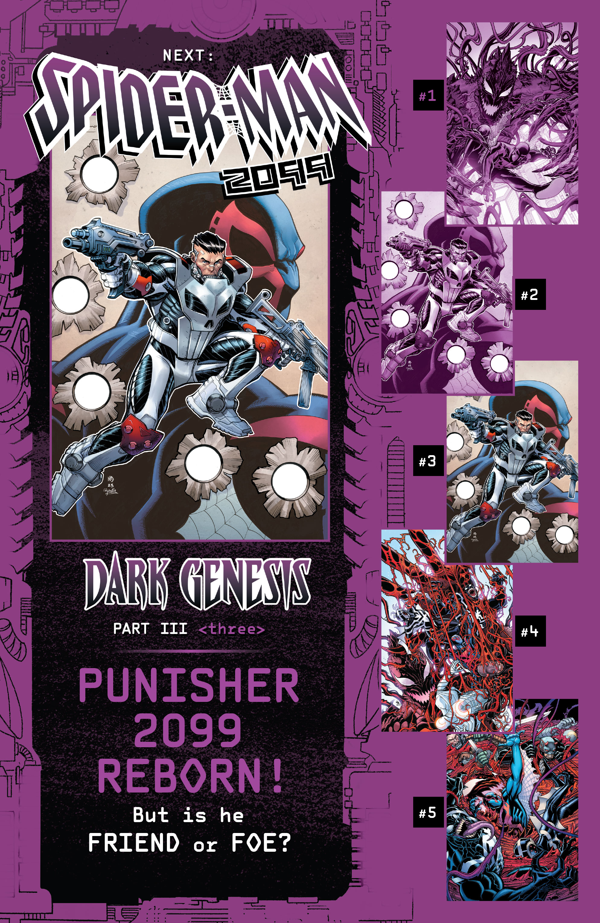 Read online Spider-Man 2099: Dark Genesis comic -  Issue #2 - 23