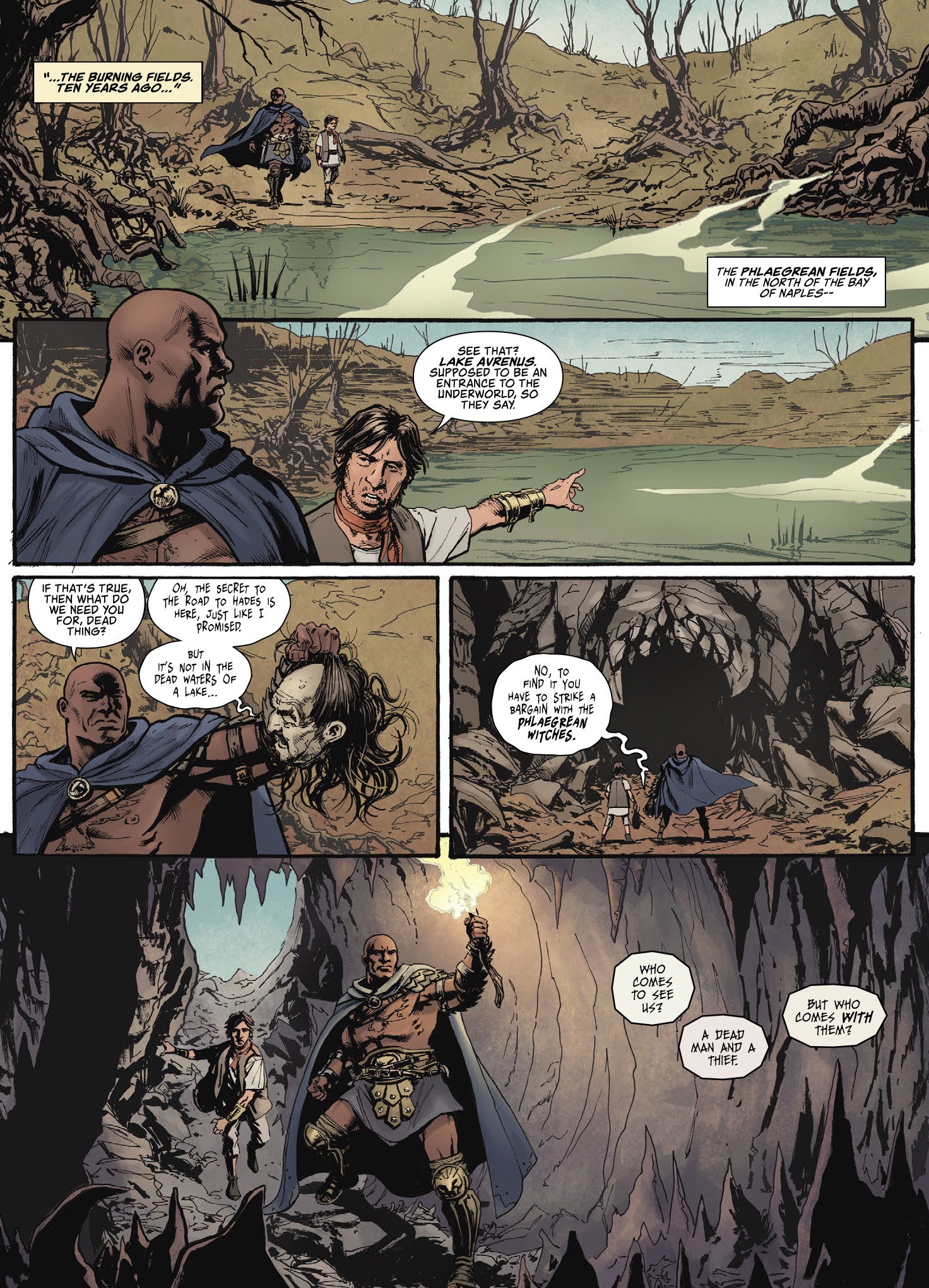 Read online Aquila: The Burning Fields comic -  Issue # TPB - 52