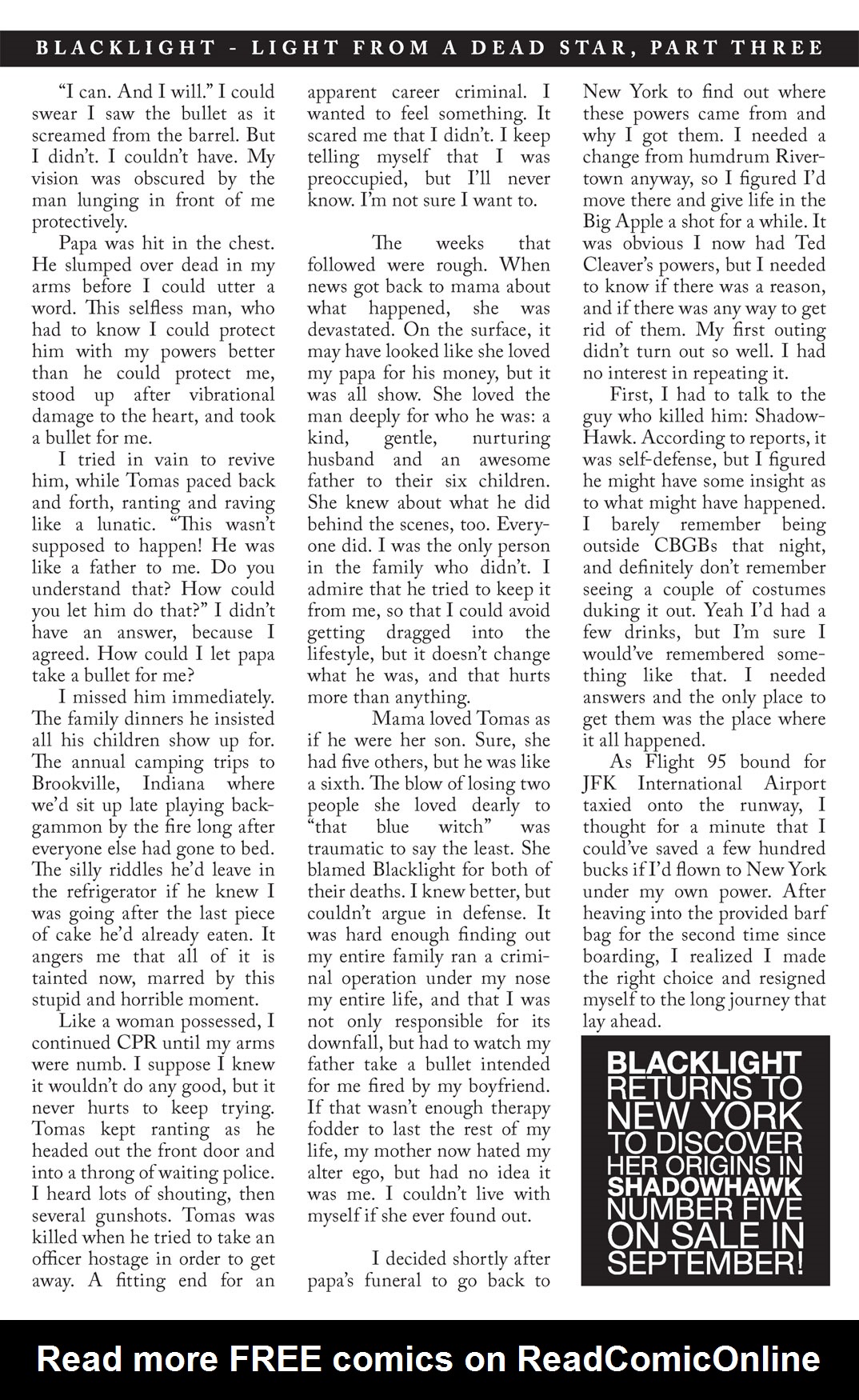 Read online Blacklight comic -  Issue #2 - 28