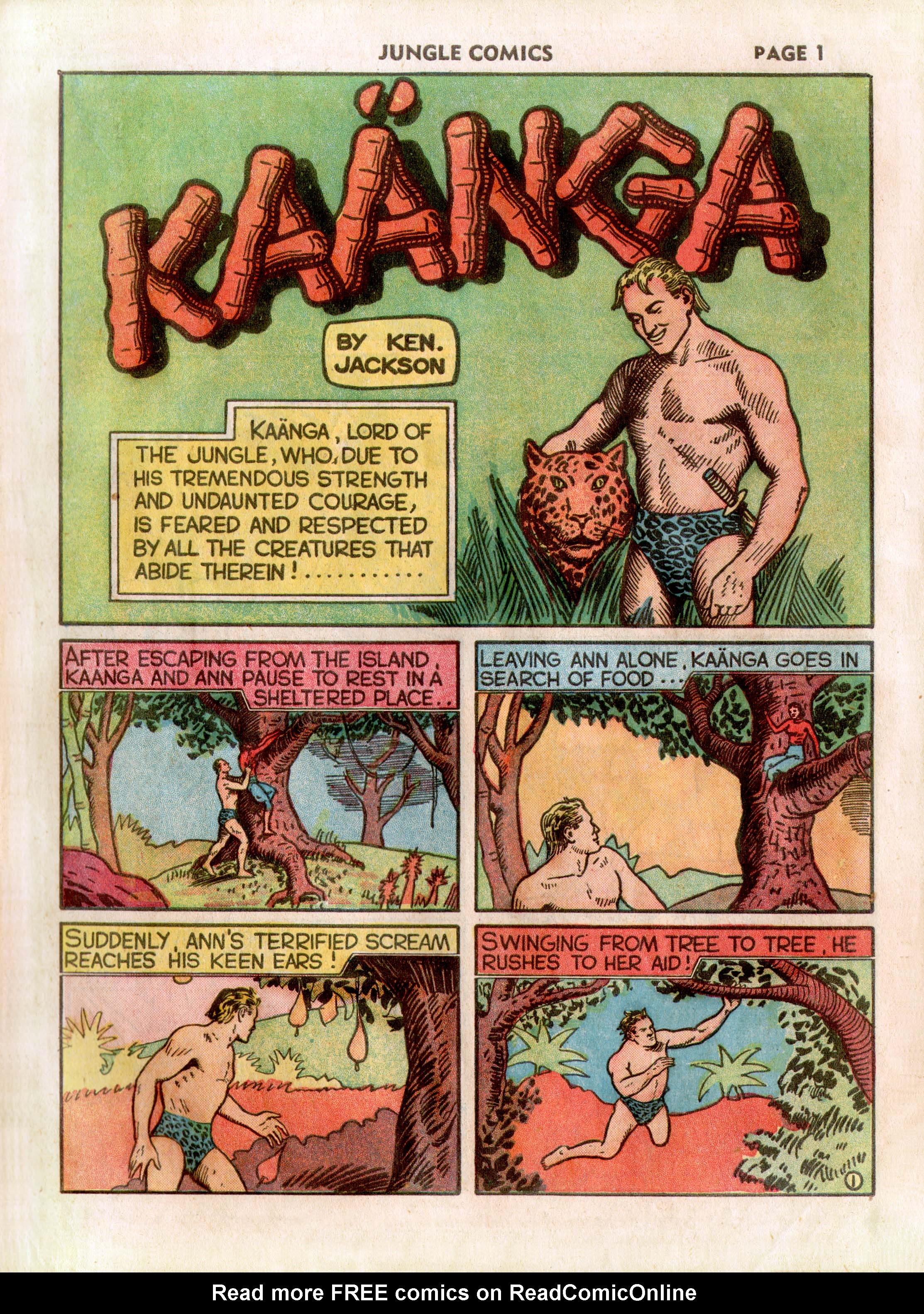 Read online Jungle Comics comic -  Issue #3 - 3