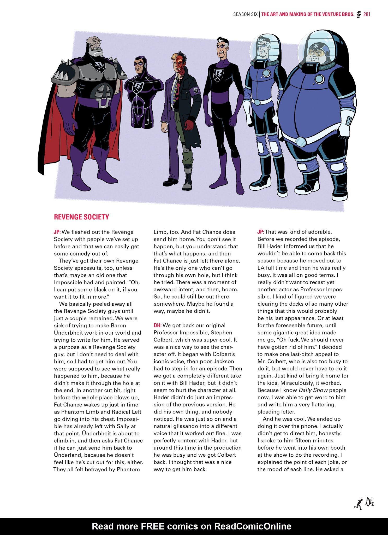 Read online Go Team Venture!: The Art and Making of The Venture Bros. comic -  Issue # TPB (Part 3) - 80