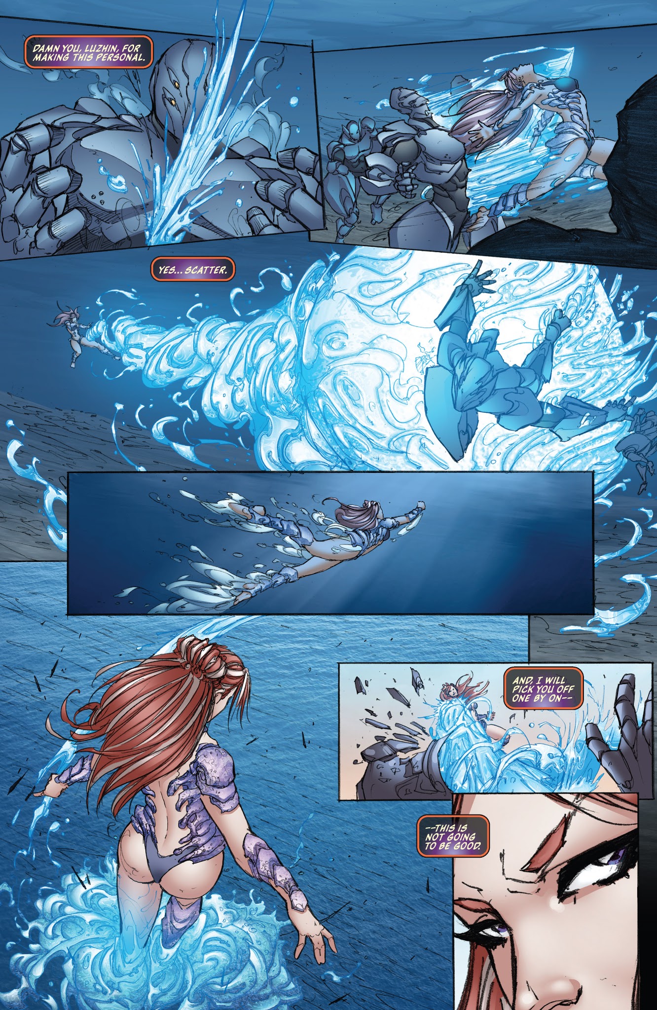 Read online Michael Turner's Fathom: Kiani (2014) comic -  Issue #3 - 9