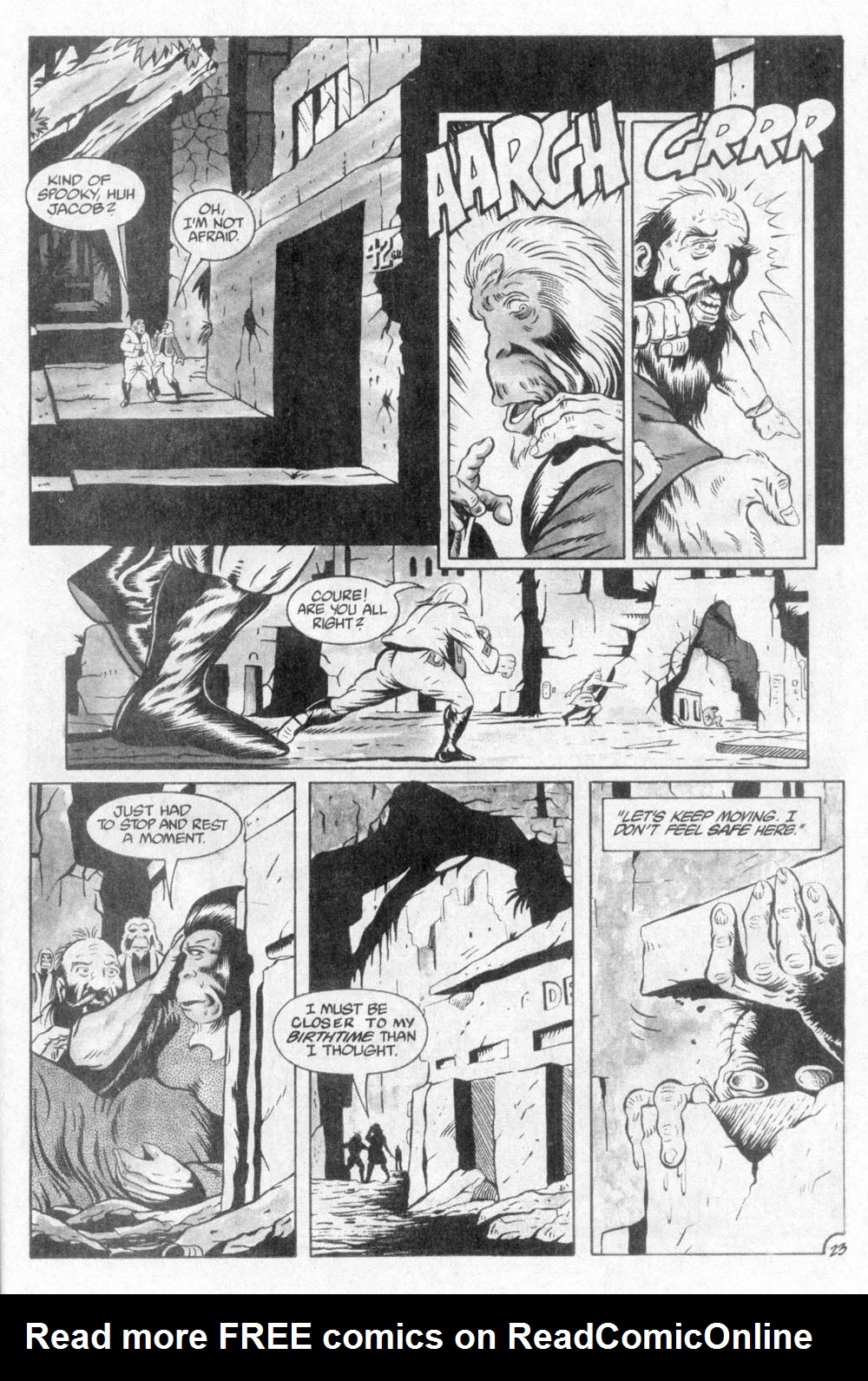 Read online Planet of the Apes (1990) comic -  Issue #1 - 28