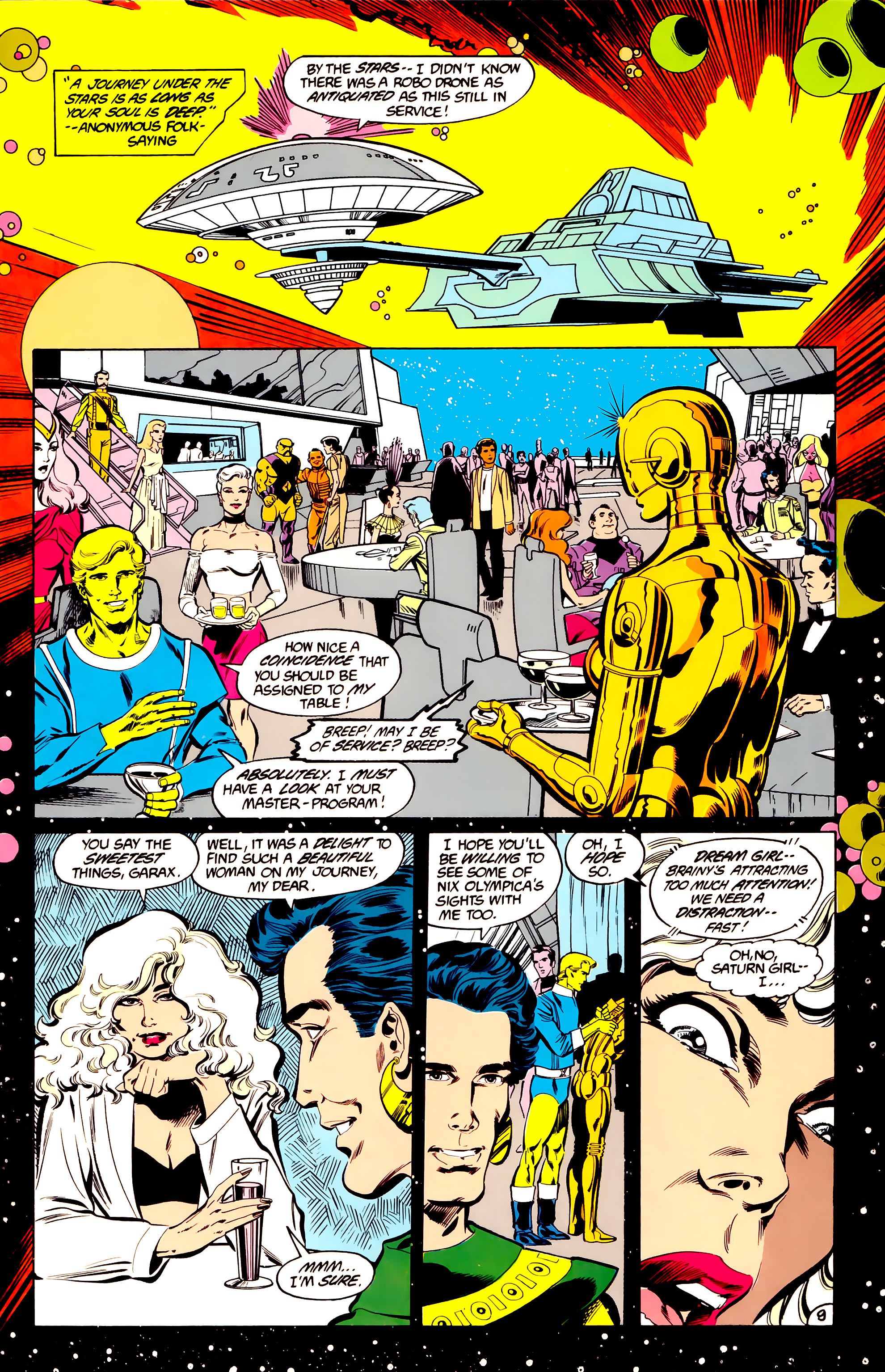 Legion of Super-Heroes (1984) 34 Page 9