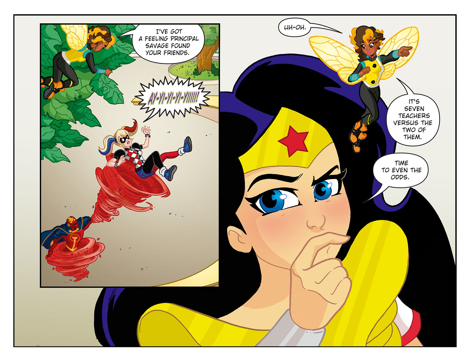 Read online DC Super Hero Girls: Past Times at Super Hero High comic -  Issue #9 - 7