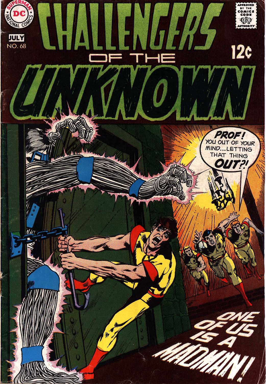 Read online Challengers of the Unknown (1958) comic -  Issue #68 - 1