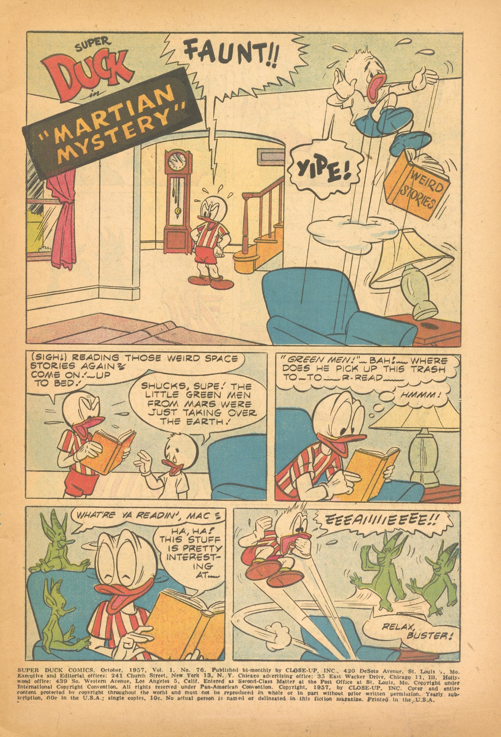 Read online Super Duck Comics comic -  Issue #76 - 3
