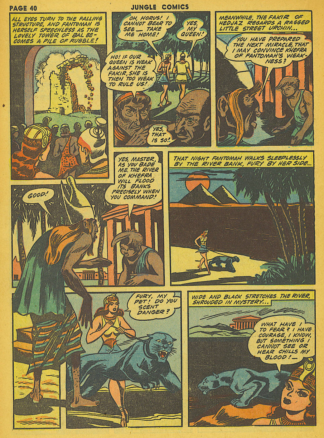 Read online Jungle Comics comic -  Issue #41 - 42