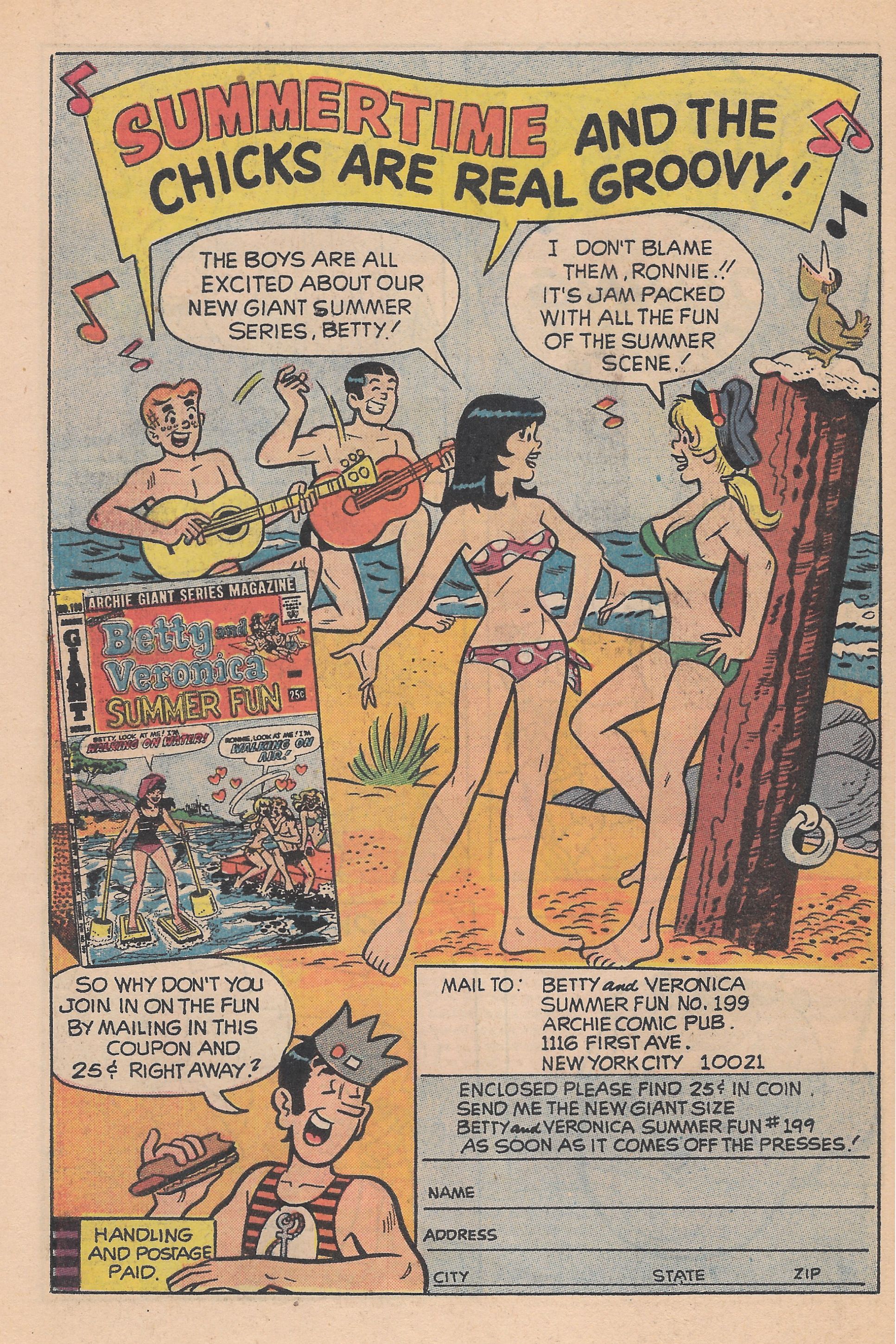 Read online Archie's TV Laugh-Out comic -  Issue #13 - 34