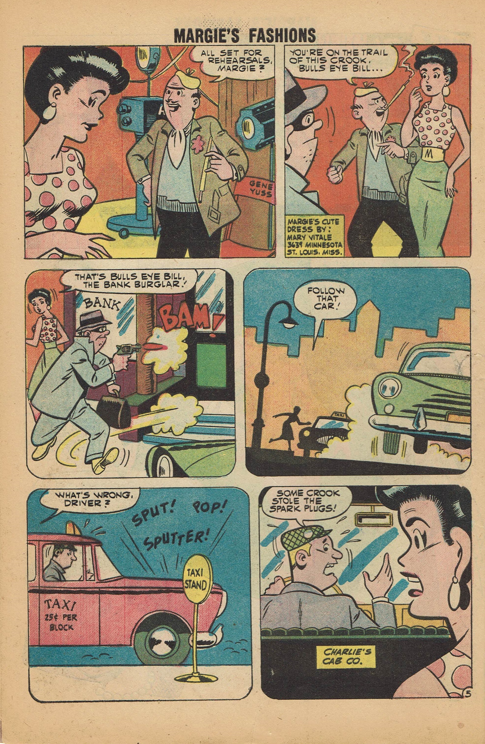 Read online My Little Margie's Fashions comic -  Issue #4 - 8