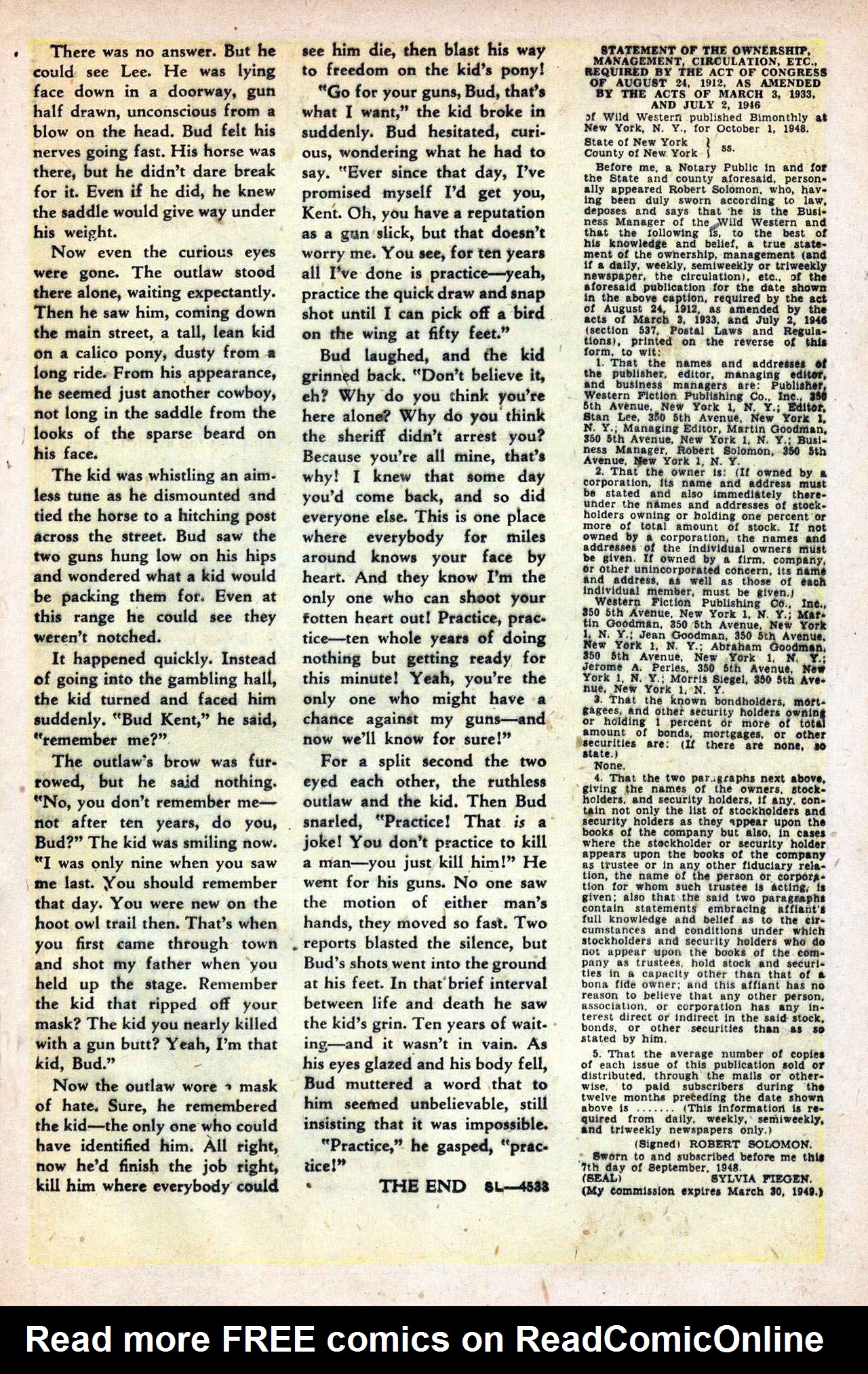 Read online Wild Western comic -  Issue #6 - 33