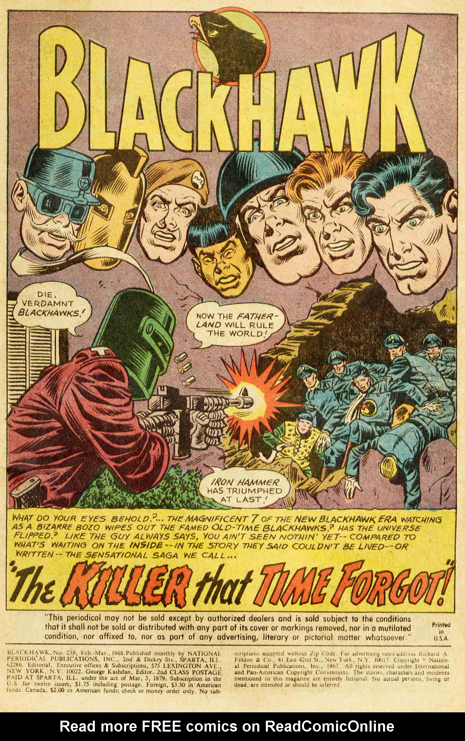 Read online Blackhawk (1957) comic -  Issue #239 - 2