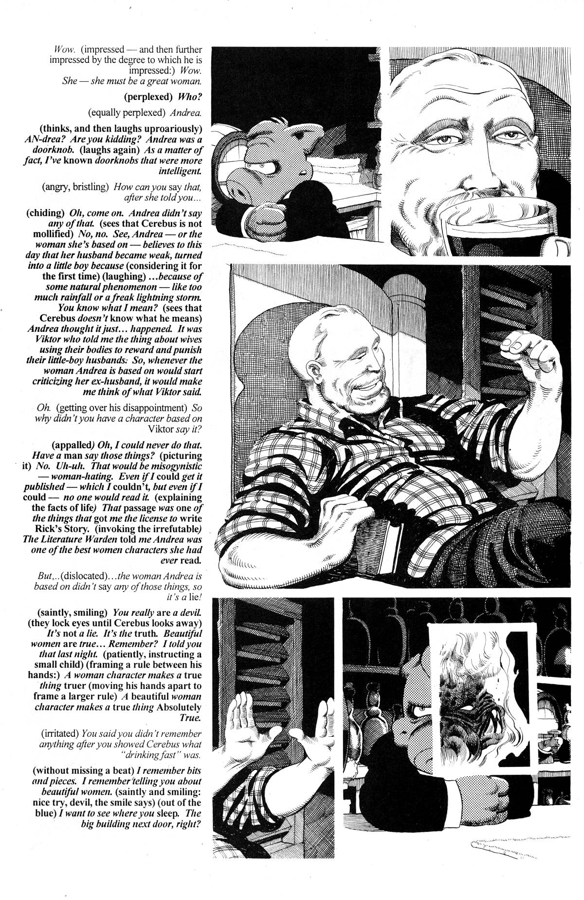 Read online Cerebus comic -  Issue #221 - 9
