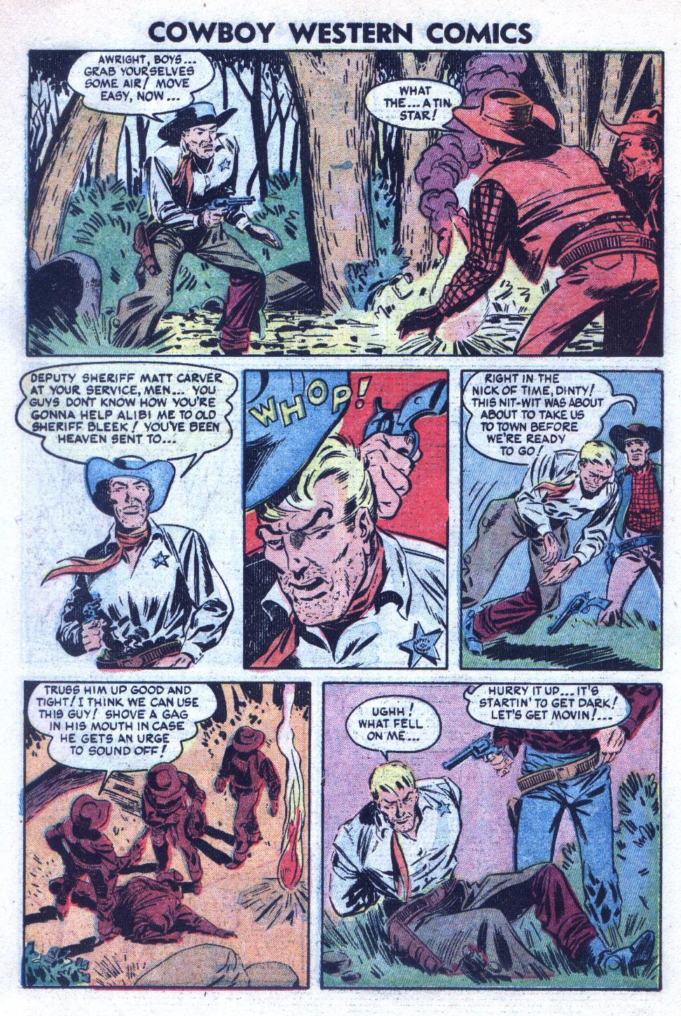 Read online Cowboy Western Comics (1953) comic -  Issue #46 - 22