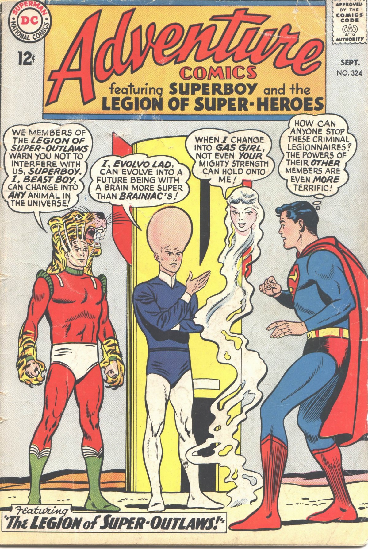 Read online Adventure Comics (1938) comic -  Issue #324 - 1