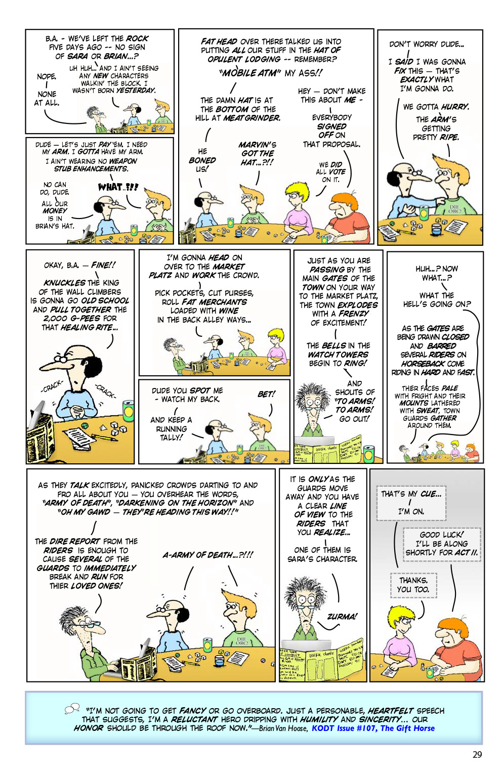 Read online Knights of the Dinner Table comic -  Issue #206 - 31