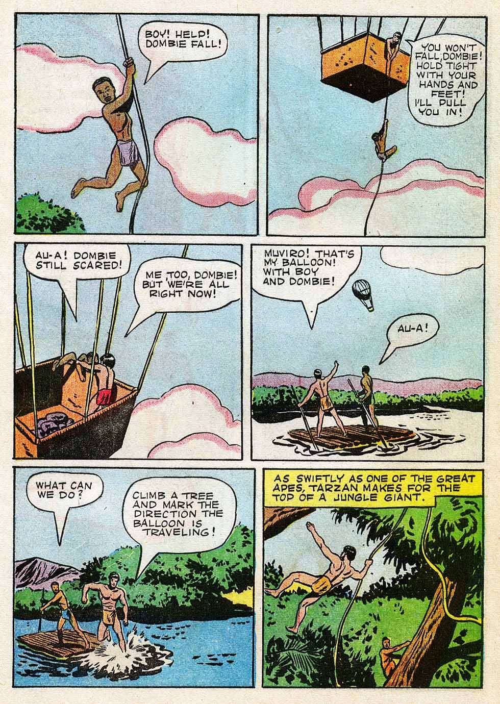 Read online Tarzan (1948) comic -  Issue #7 - 9