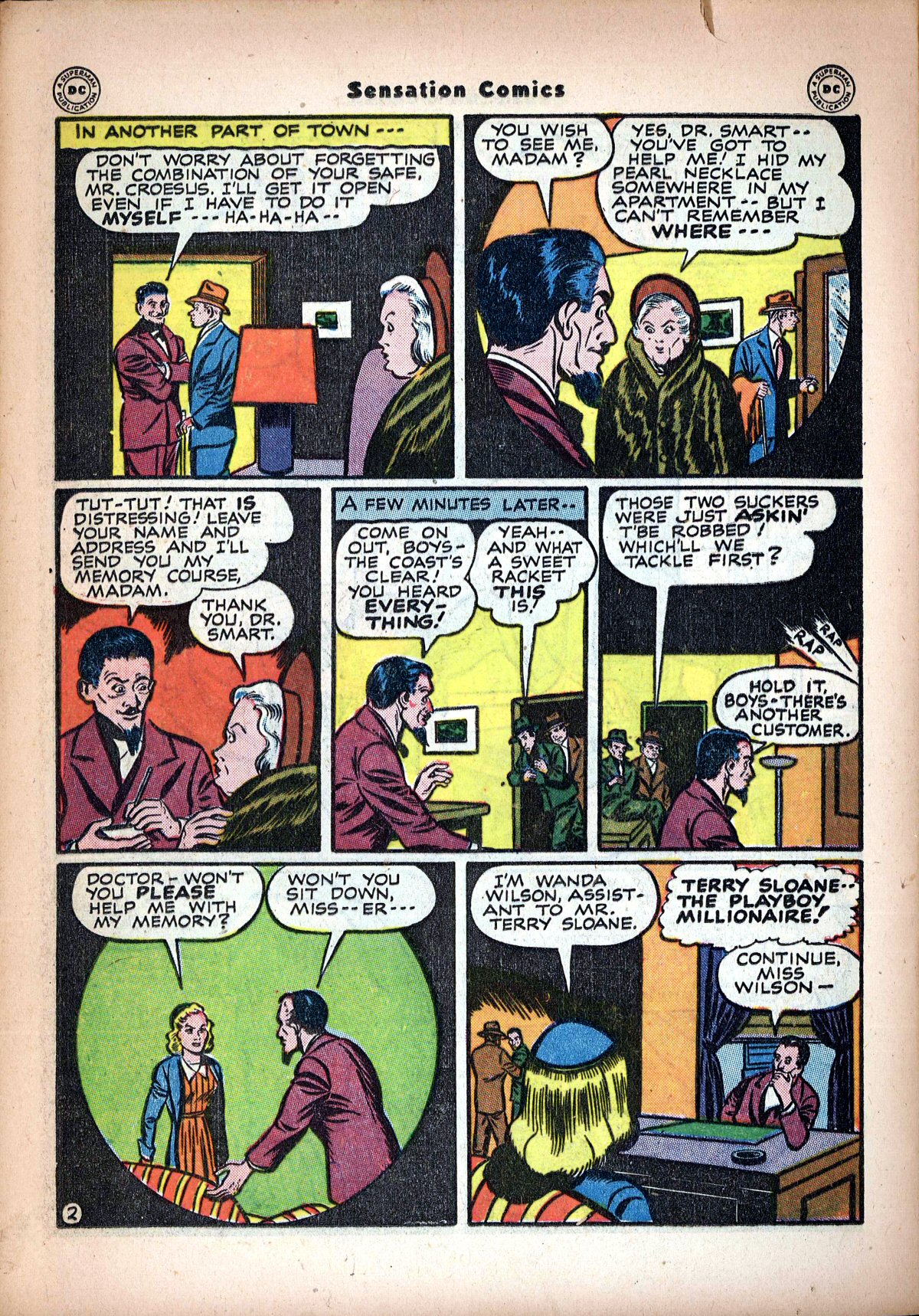 Read online Sensation (Mystery) Comics comic -  Issue #62 - 36