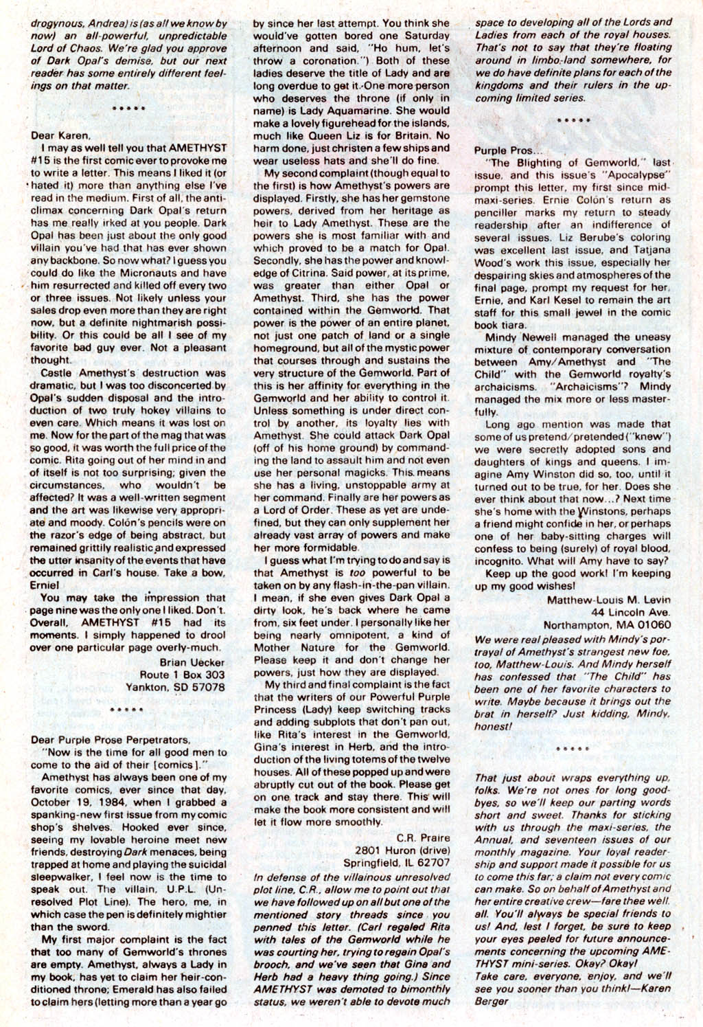 Read online Amethyst (1985) comic -  Issue # _Special 1 - 32