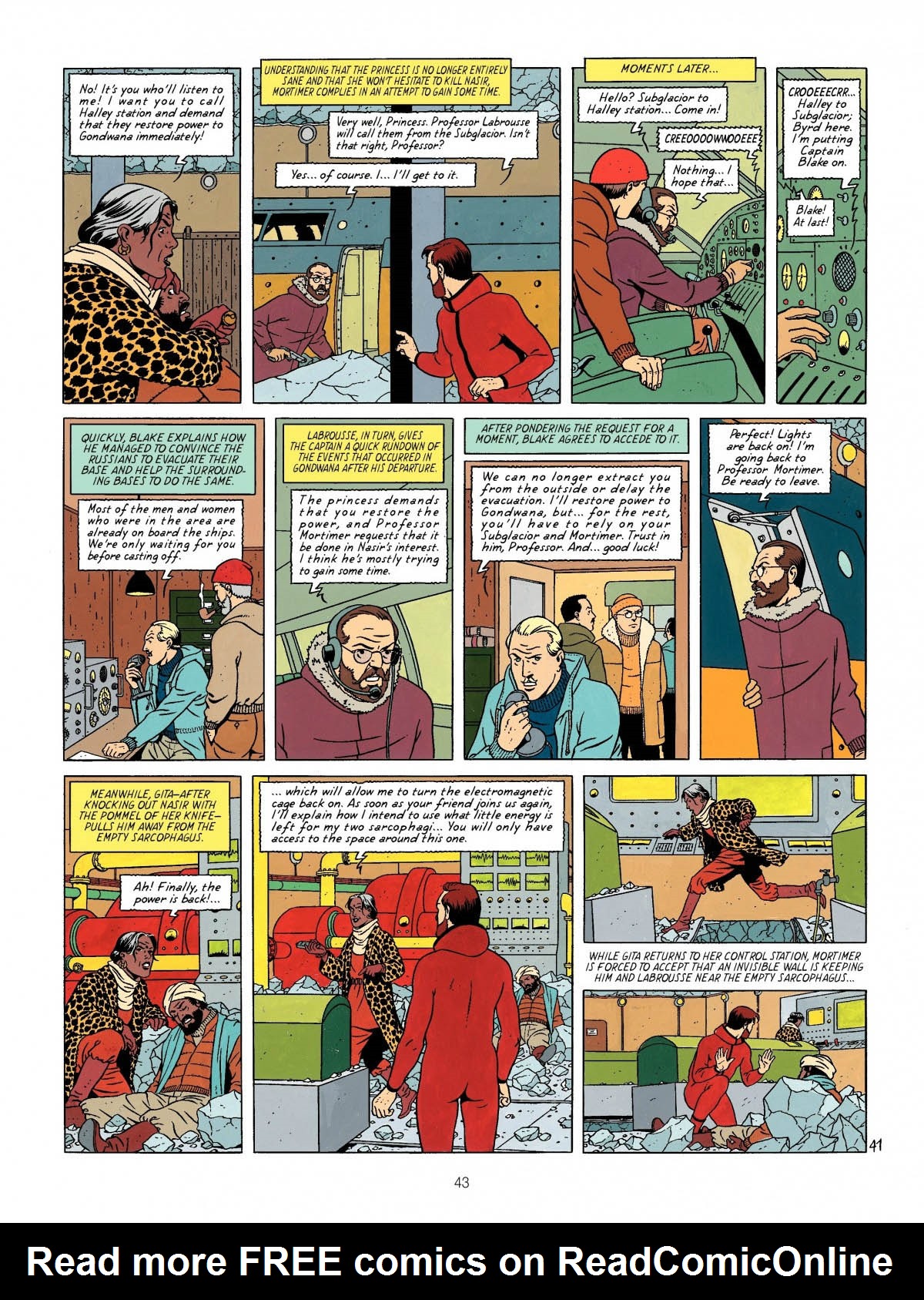 Read online The Adventures of Blake & Mortimer comic -  Issue #10 - 45